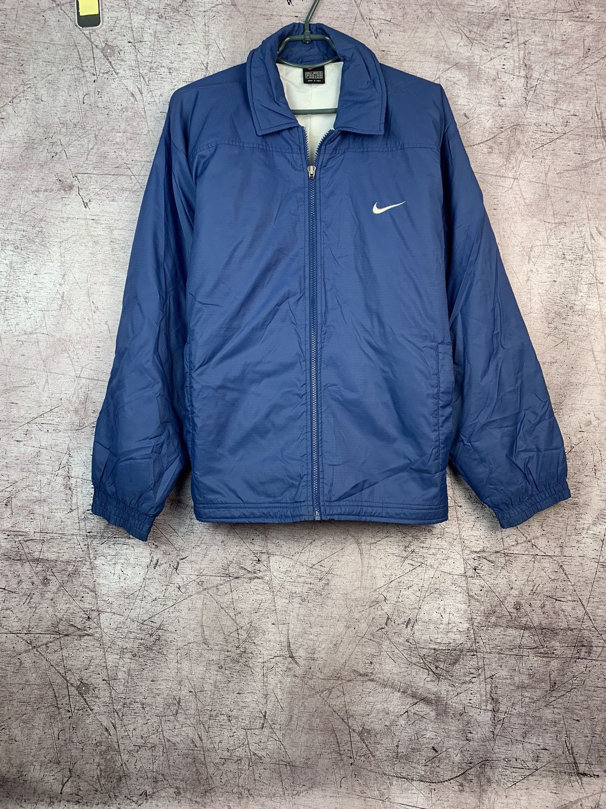 Nike Nike 90s Vintage Mens Nylon Light Jacket Size US S / EU 44-46 / 1 - 1 Thumbnail