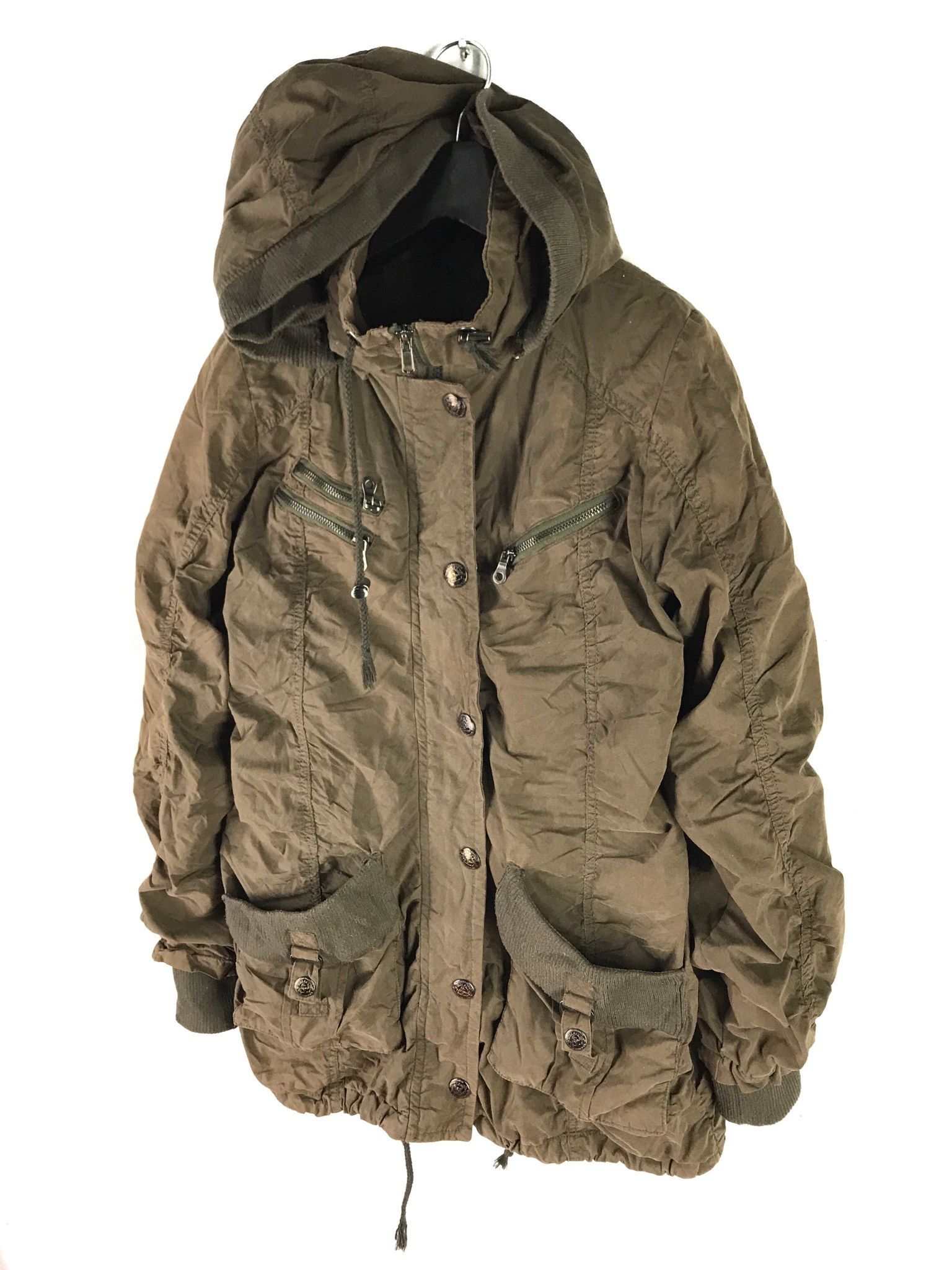Japanese Brand SKY BOMBER TACTICAL TWILL JACKET PARKA HOODIE Size US S / EU 44-46 / 1 - 3 Thumbnail