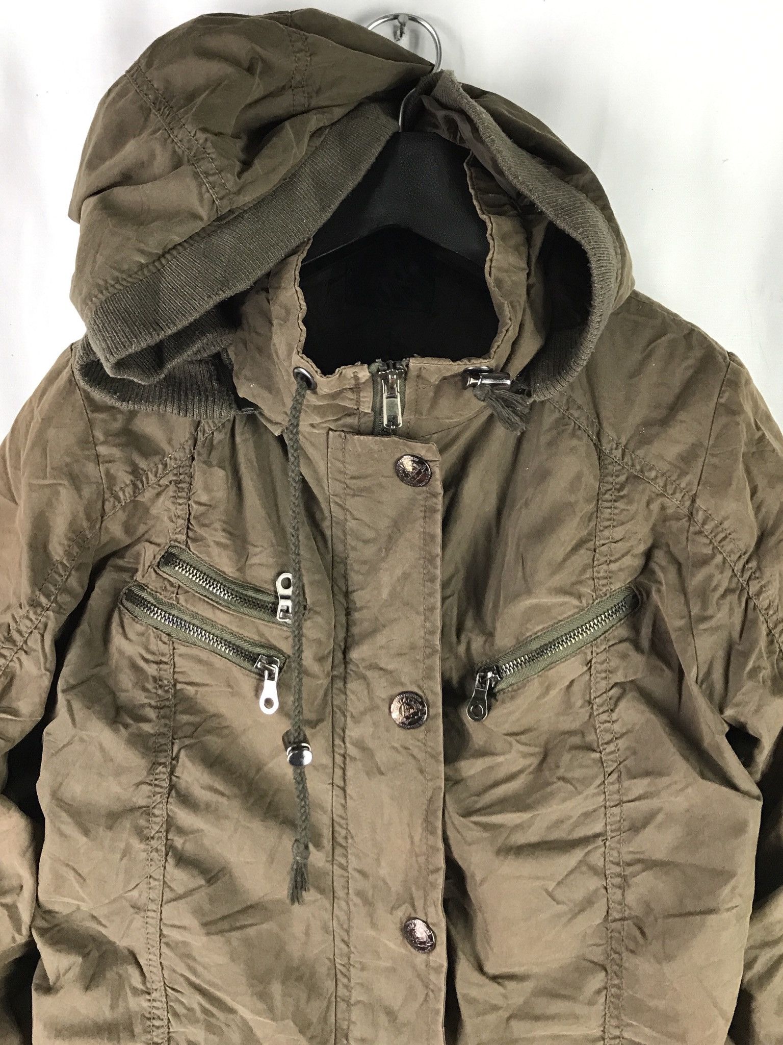 Japanese Brand SKY BOMBER TACTICAL TWILL JACKET PARKA HOODIE Size US S / EU 44-46 / 1 - 4 Thumbnail
