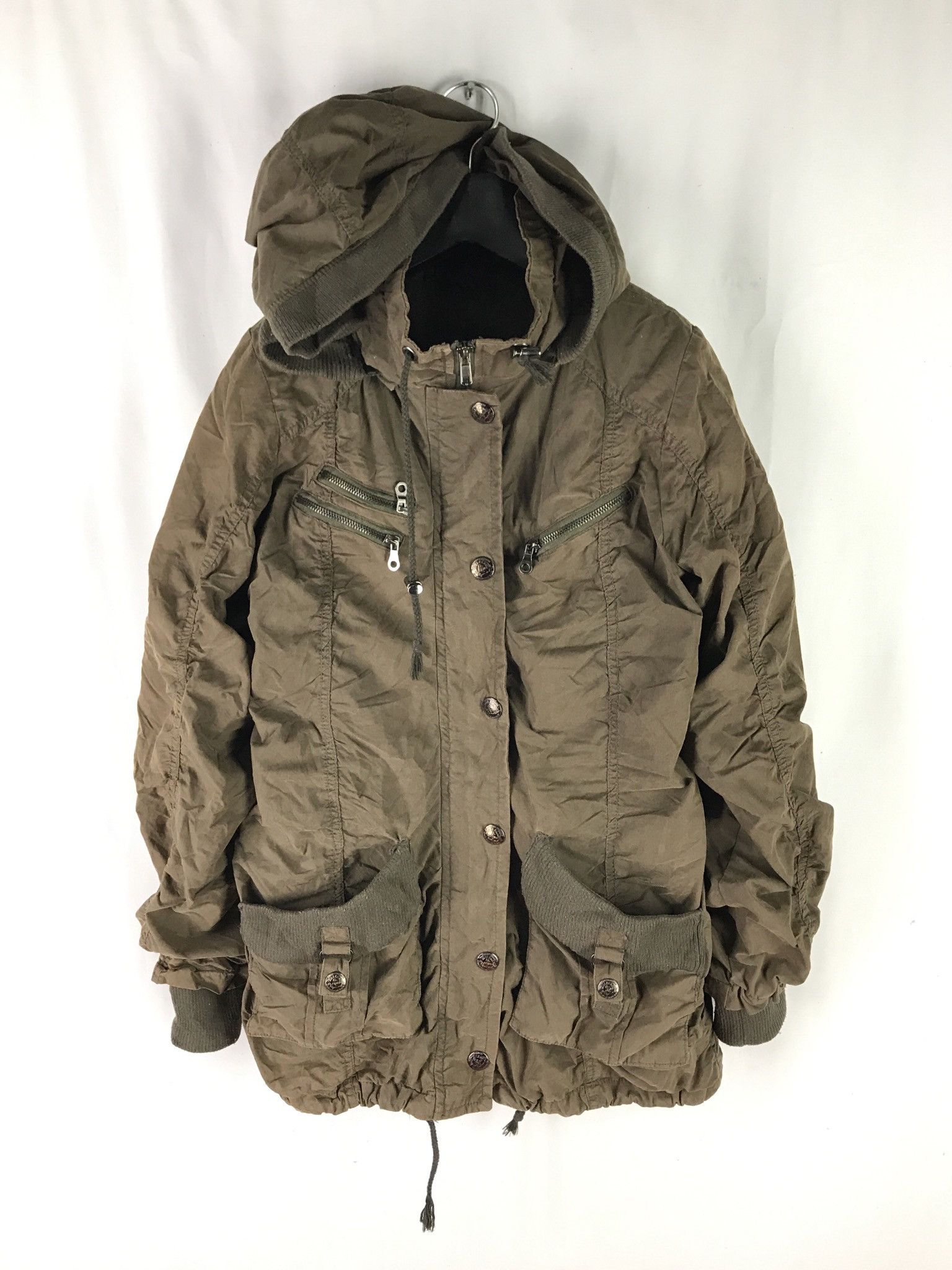 Japanese Brand SKY BOMBER TACTICAL TWILL JACKET PARKA HOODIE Size US S / EU 44-46 / 1 - 1 Thumbnail