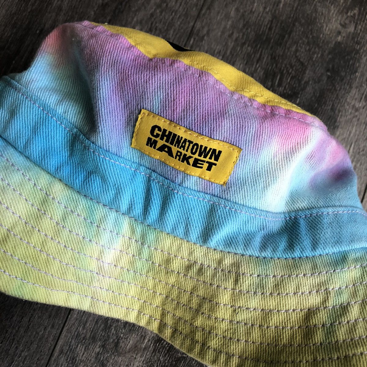 Market Chinatown Market Smiley Tie Dye Bucket Hat Size ONE SIZE - 4 Thumbnail