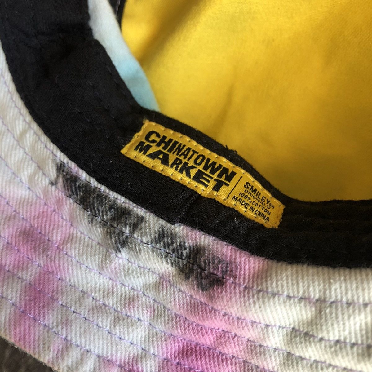 Market Chinatown Market Smiley Tie Dye Bucket Hat Size ONE SIZE - 6 Thumbnail