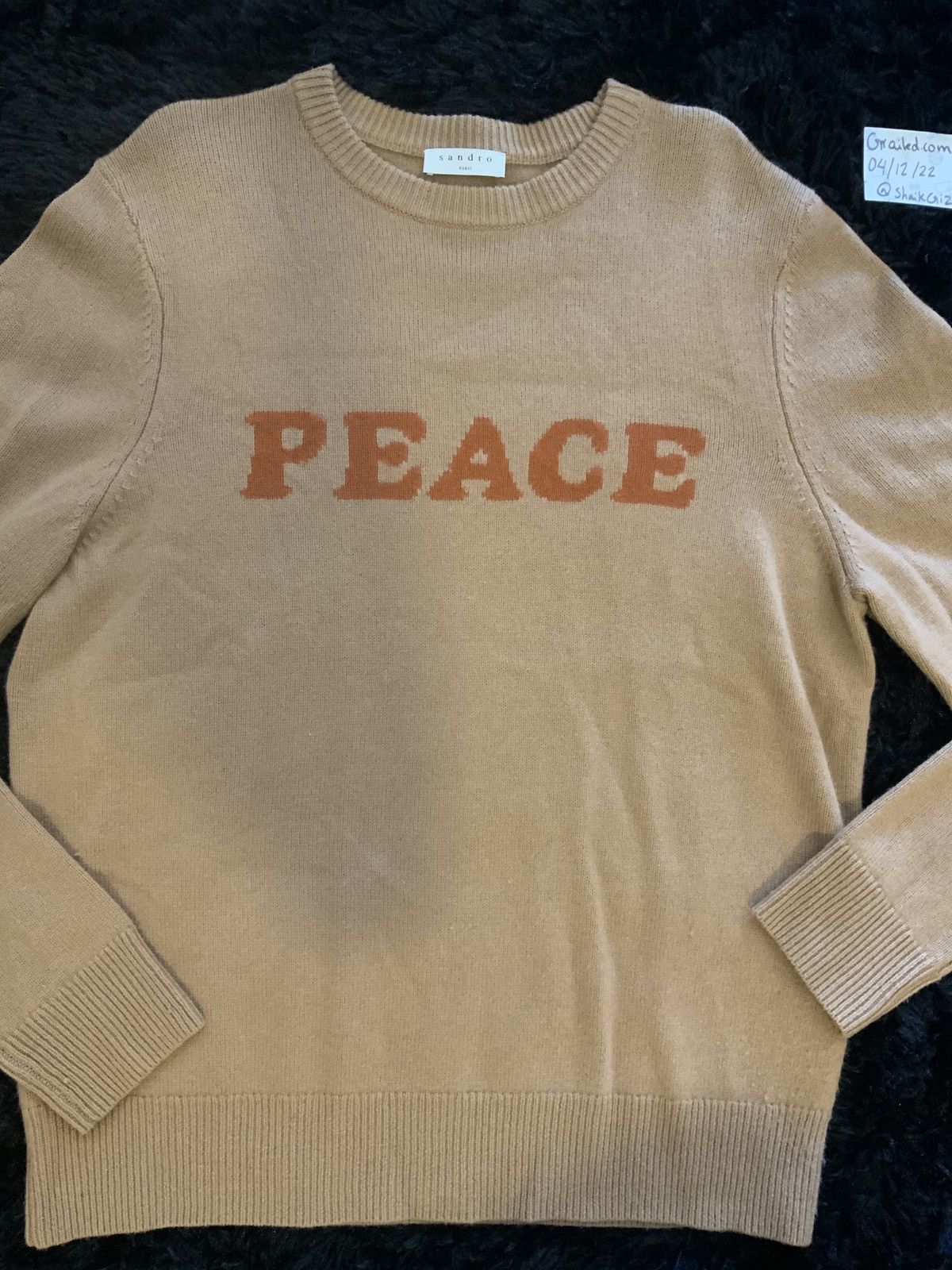 Sandro Peace sweater Size US M / EU 48-50 / 2 - 3 Thumbnail