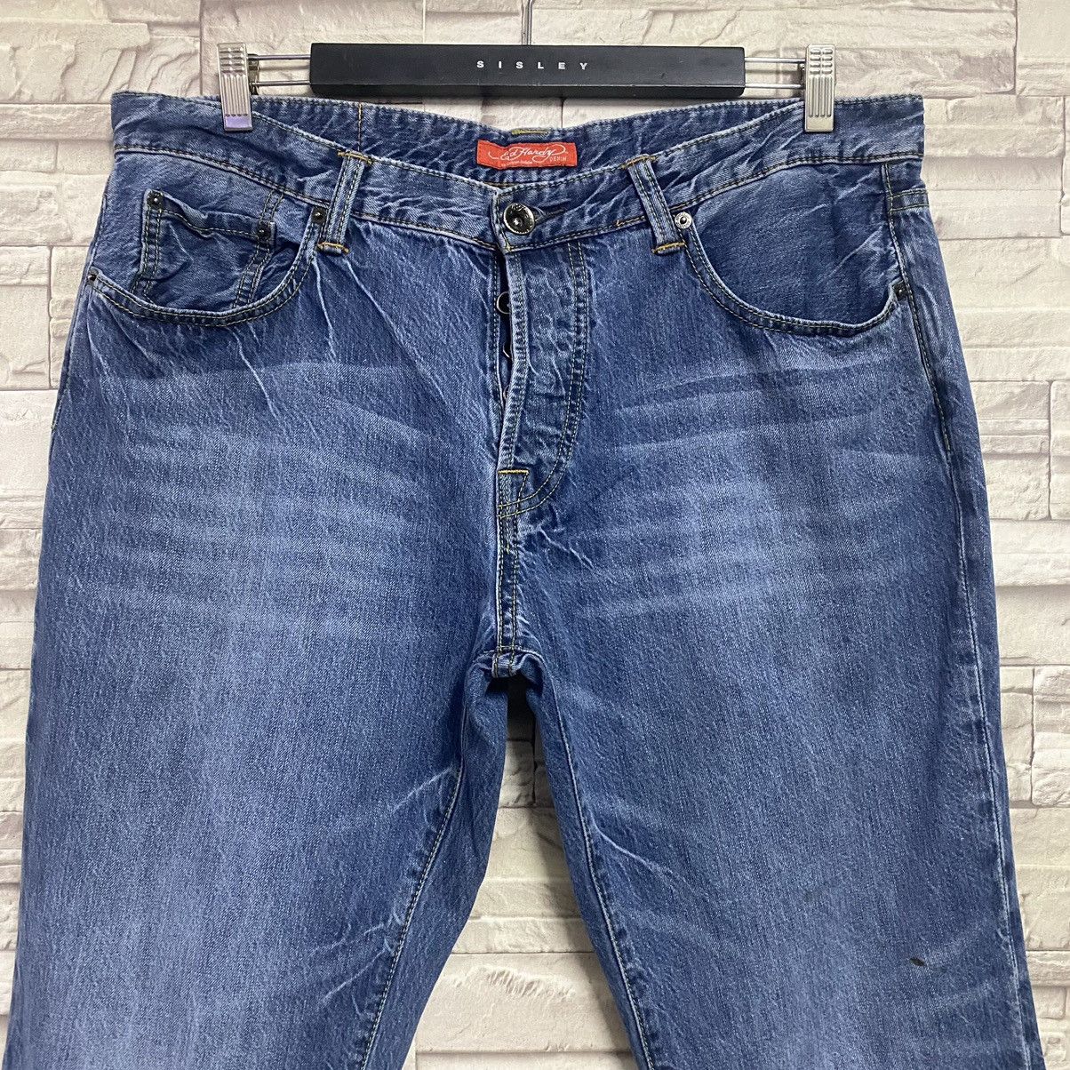 Ed Hardy Ed Hardy Light Wash Jeans Size US 36 / EU 52 - 4 Thumbnail