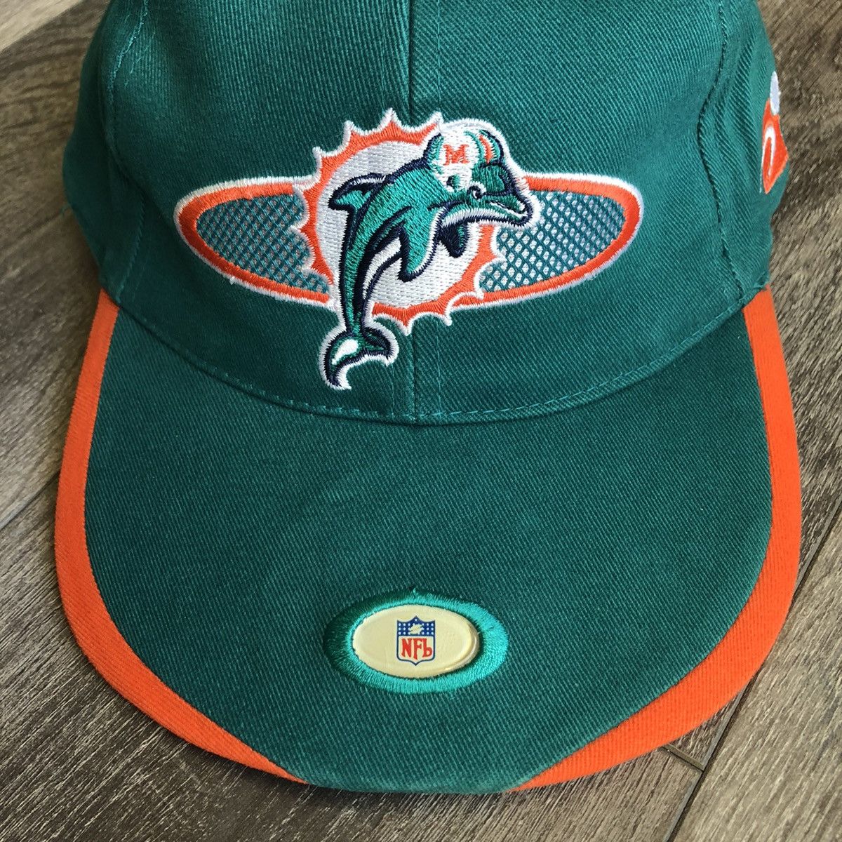 NFL Vintage 1990s NFL Miami Dolphins Sports Specialties Logo Hat Size ONE SIZE - 2 Thumbnail