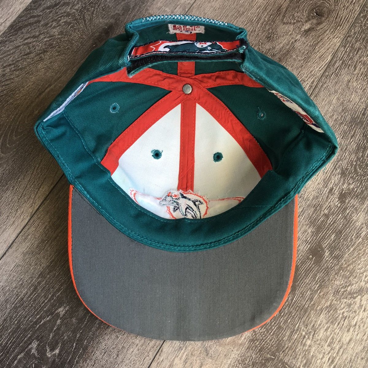 NFL Vintage 1990s NFL Miami Dolphins Sports Specialties Logo Hat Size ONE SIZE - 5 Thumbnail