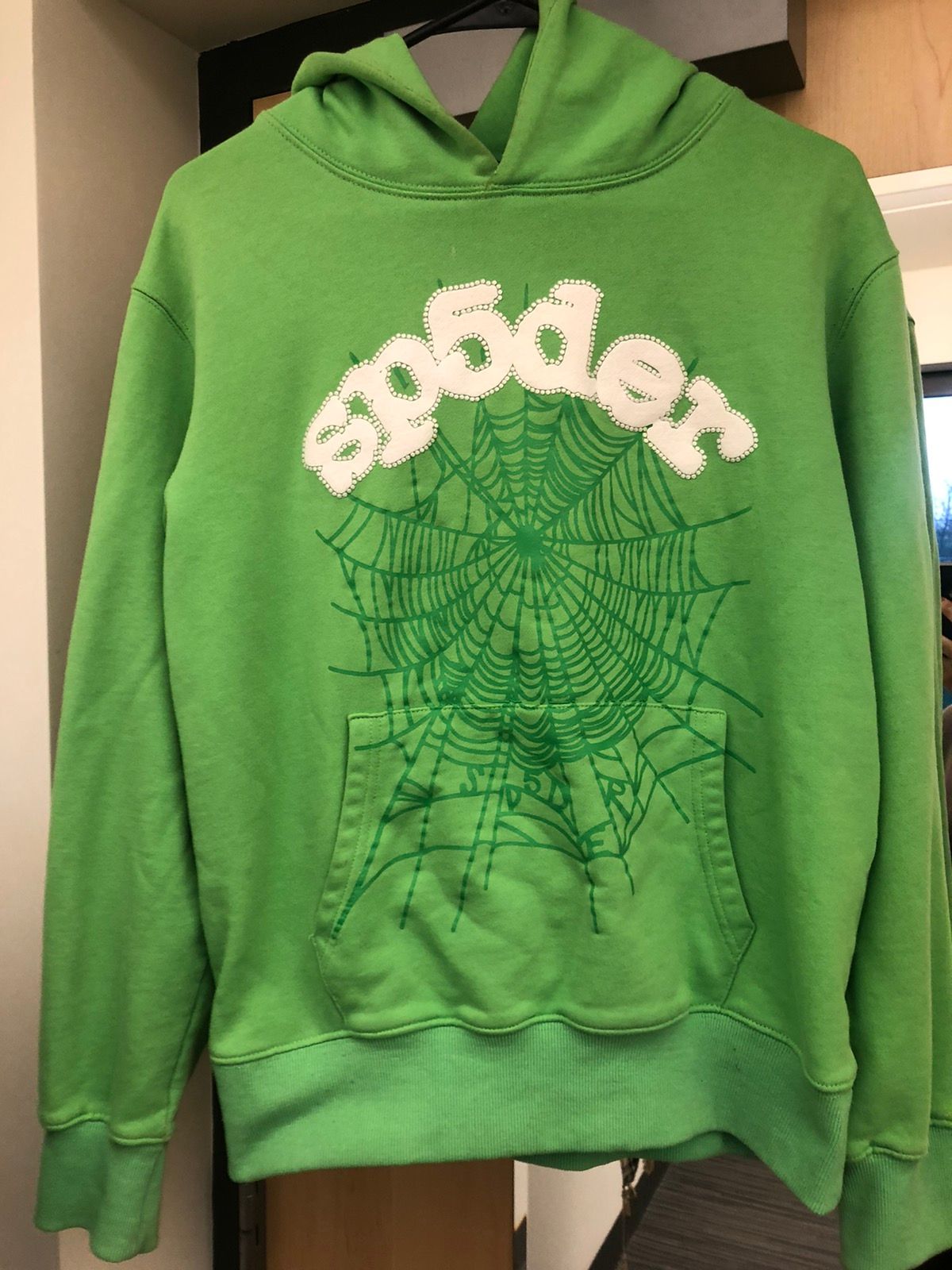 Spider Worldwide Spider “sp5der” hoodie, lime green, size small Size US S / EU 44-46 / 1 - 1 Preview