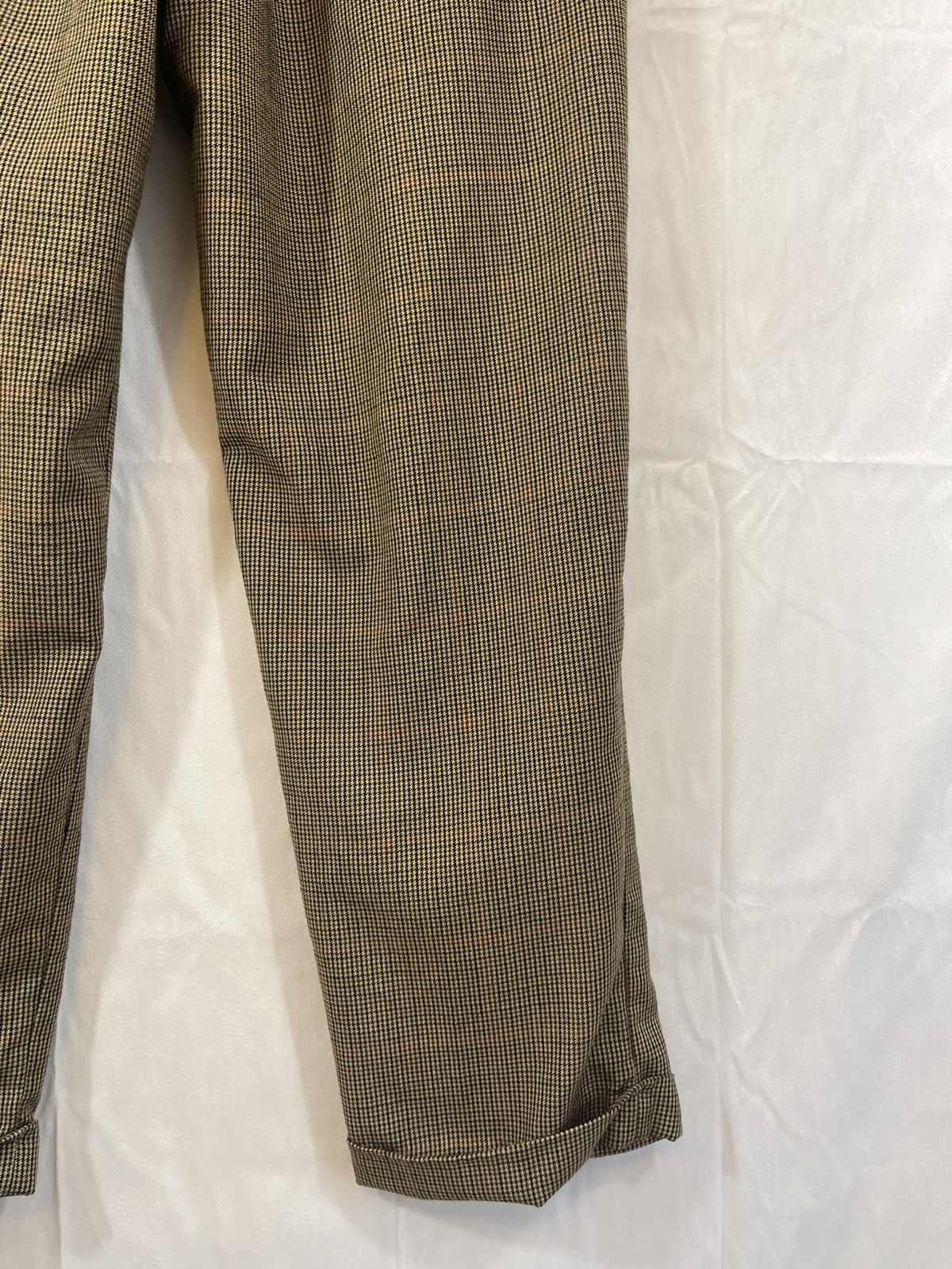 Vintage Distressed Tweed Pattern Faded Vintage Dress Pants Size US 34 / EU 50 - 14 Thumbnail