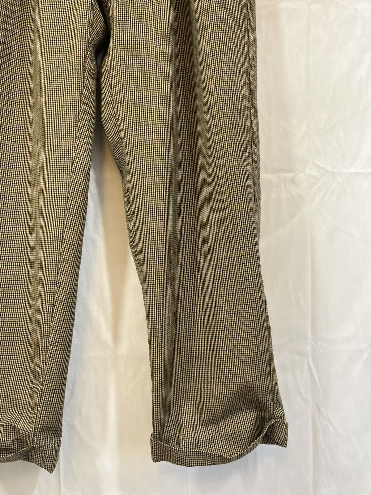 Vintage Distressed Tweed Pattern Faded Vintage Dress Pants Size US 34 / EU 50 - 6 Thumbnail