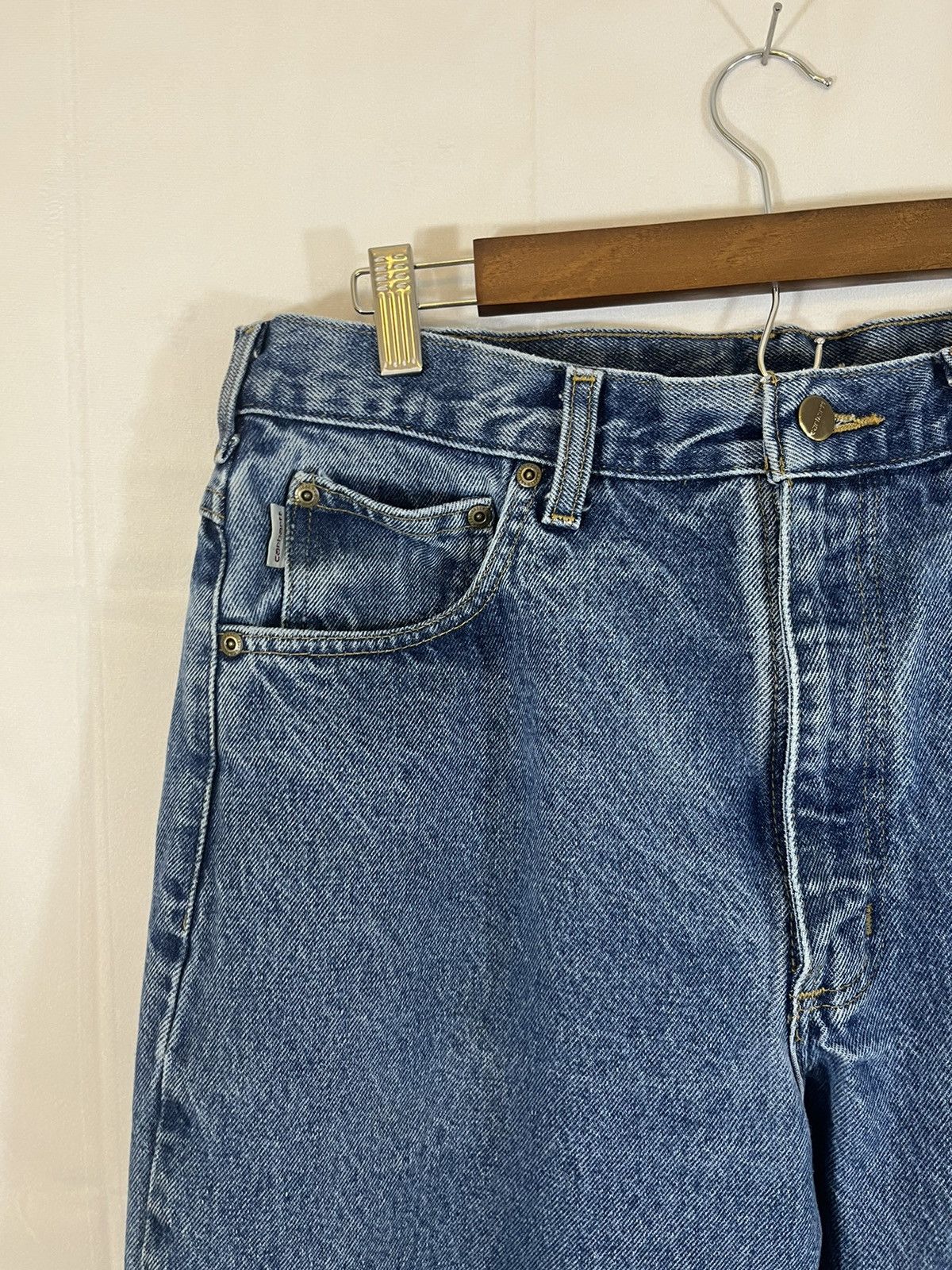 Carhartt Carhartt Distressed Faded Everyday Workwear Jeans Size US 34 / EU 50 - 5 Thumbnail