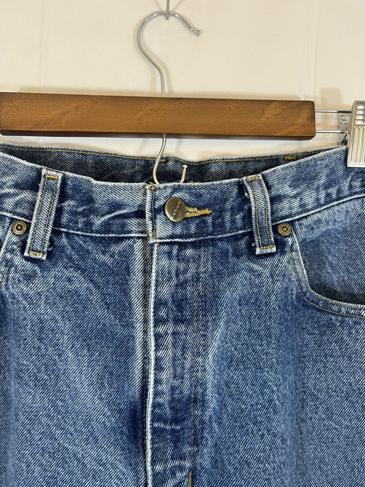 Carhartt Carhartt Distressed Faded Everyday Workwear Jeans Size US 34 / EU 50 - 4 Thumbnail