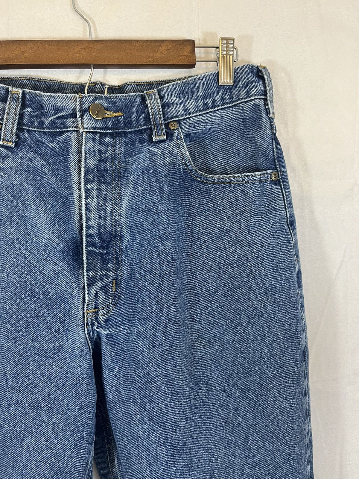 Carhartt Carhartt Distressed Faded Everyday Workwear Jeans Size US 34 / EU 50 - 3 Thumbnail