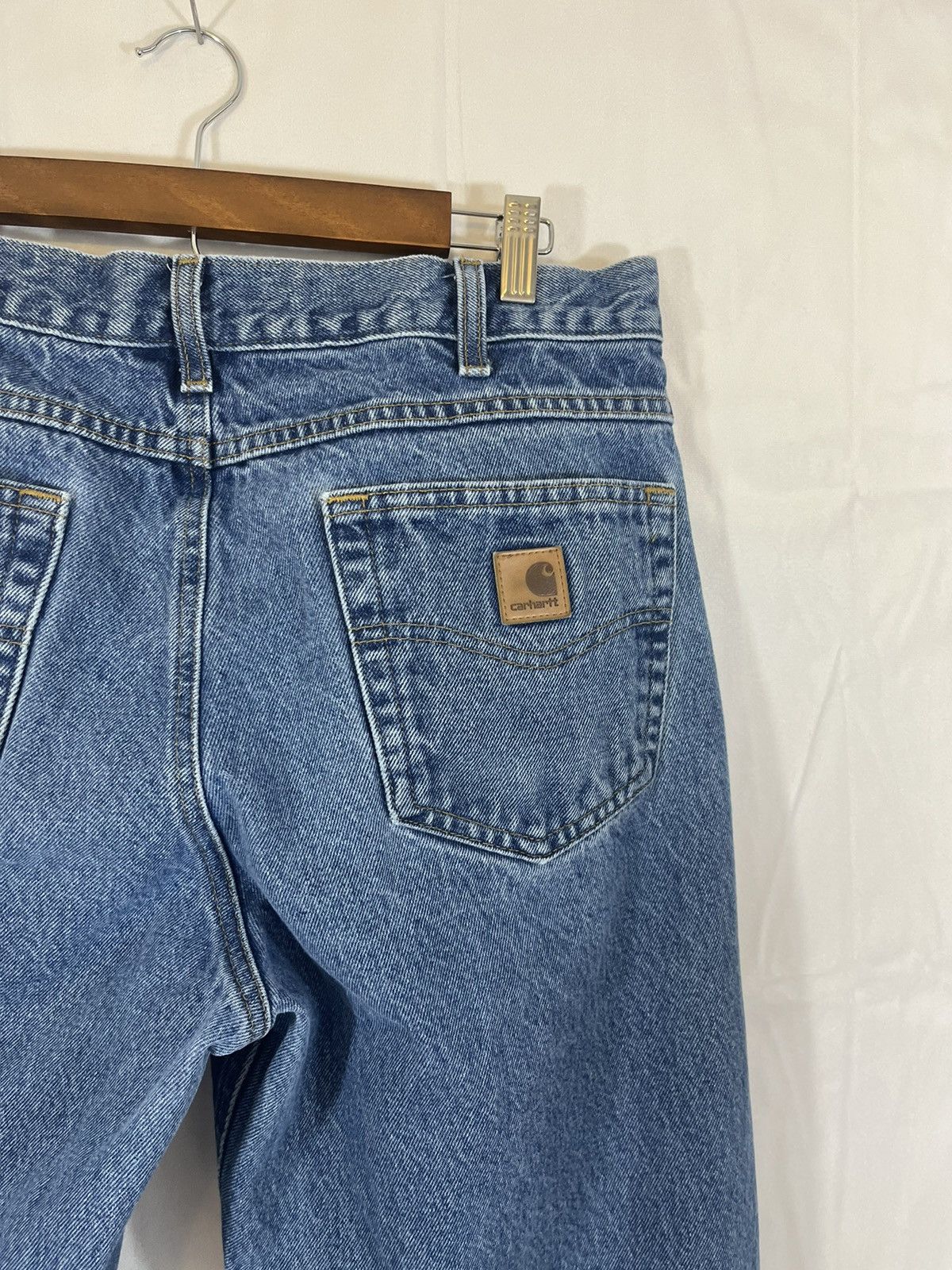 Carhartt Carhartt Distressed Faded Everyday Workwear Jeans Size US 34 / EU 50 - 2 Thumbnail