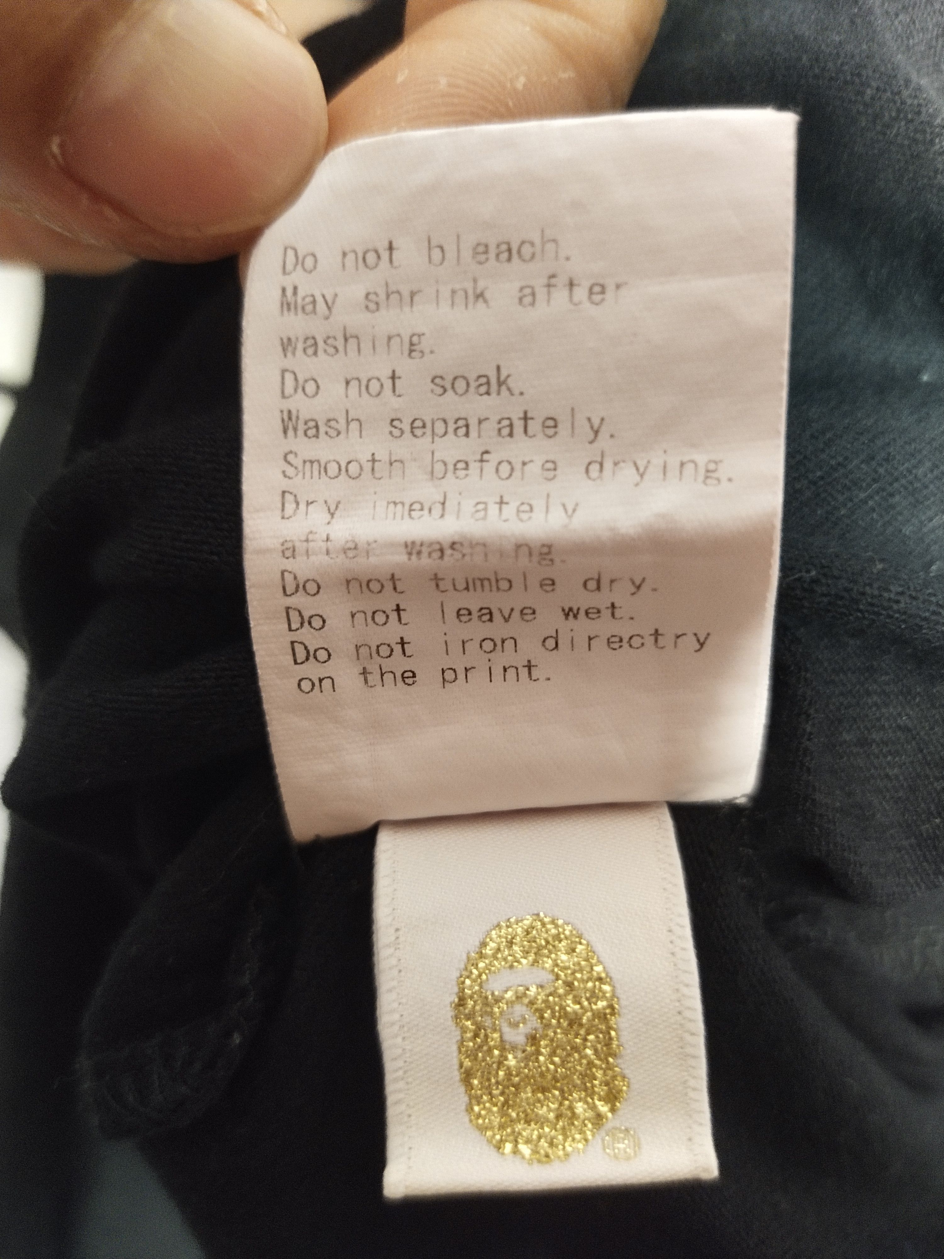 Bape Very Rare Bape Mirror Printed Size US M / EU 48-50 / 2 - 9 Thumbnail
