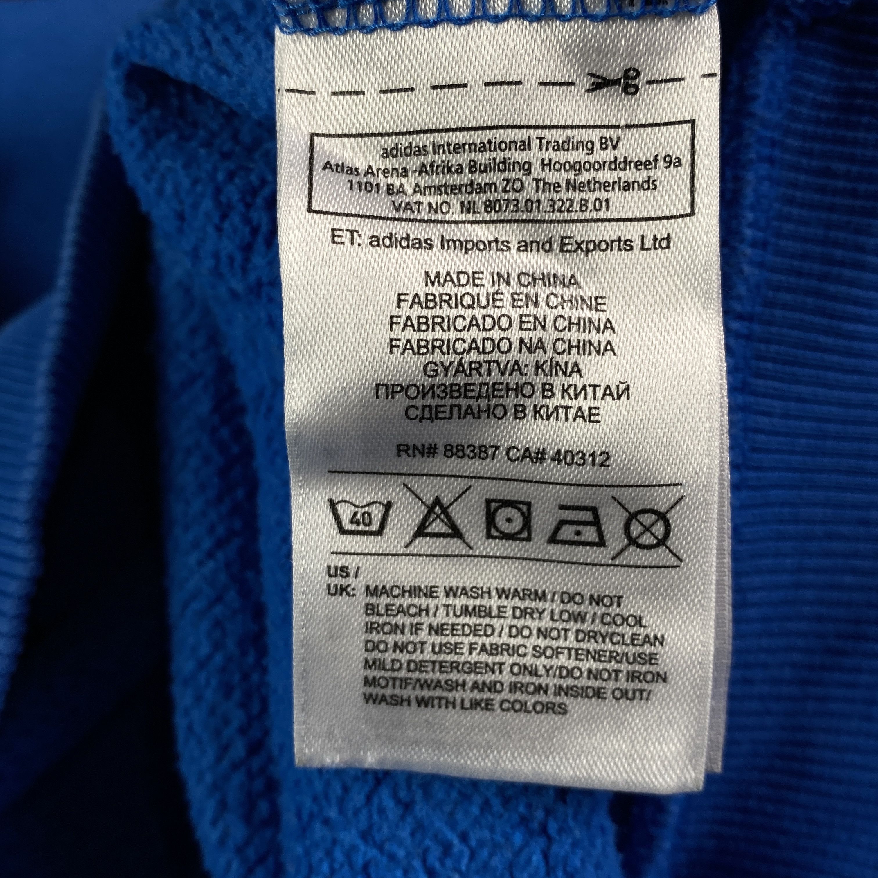 Adidas × Vintage Mens Sweatshirt Adidas Vintage Size L Size US L / EU 52-54 / 3 - 5 Thumbnail