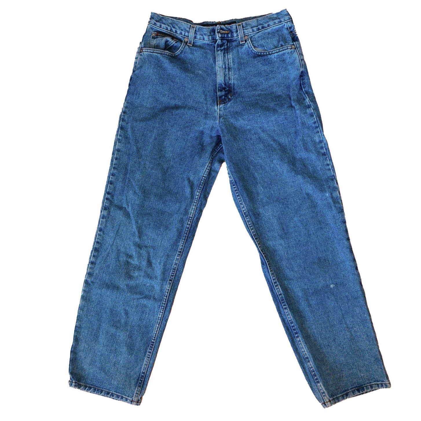 DKNY VINTAGE DKNY JEANS DENIM STRAIGHT LEG PANTS BOTTOMS SZ 31X30 Size US 31 - 2 Thumbnail
