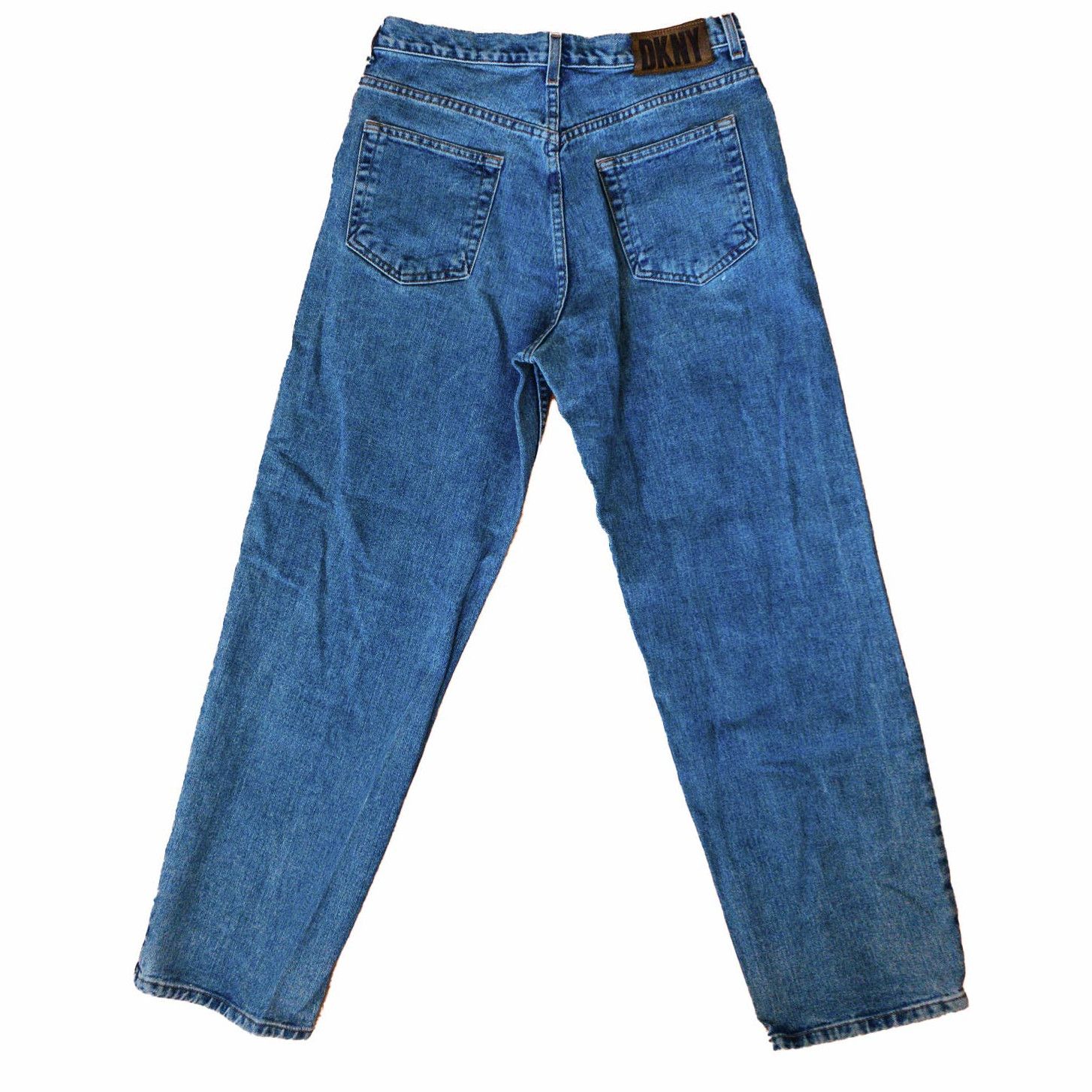DKNY VINTAGE DKNY JEANS DENIM STRAIGHT LEG PANTS BOTTOMS SZ 31X30 Size US 31 - 3 Thumbnail
