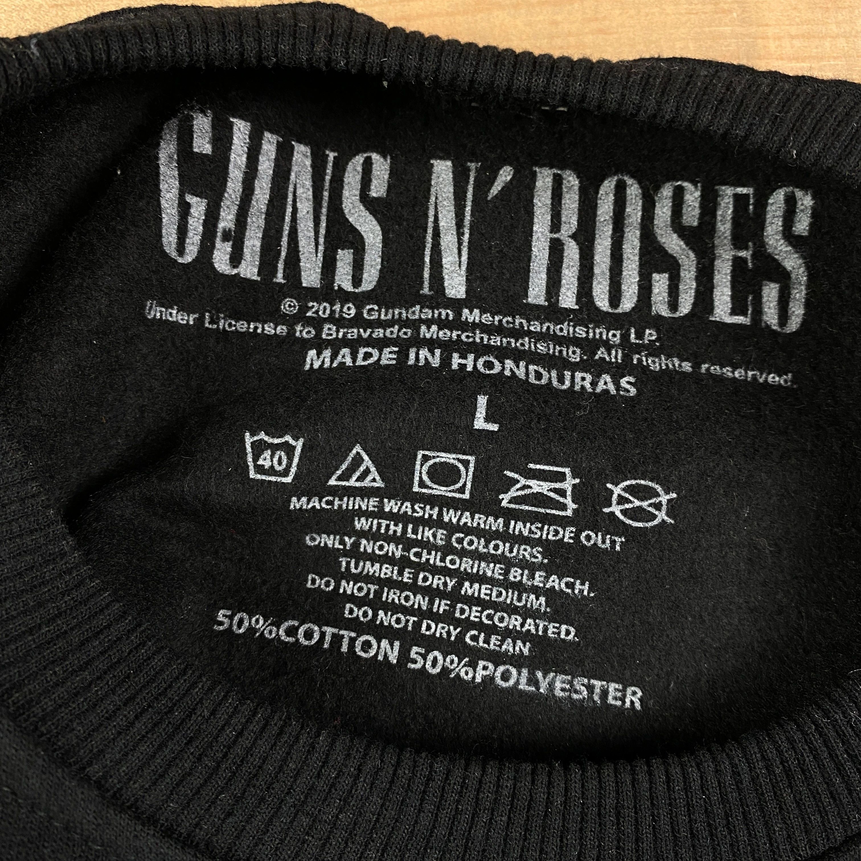 Band Tees × Guns N' Roses × Vintage Mens Vinage Sweatshirt Gans N Roses Size L Size US L / EU 52-54 / 3 - 7 Thumbnail
