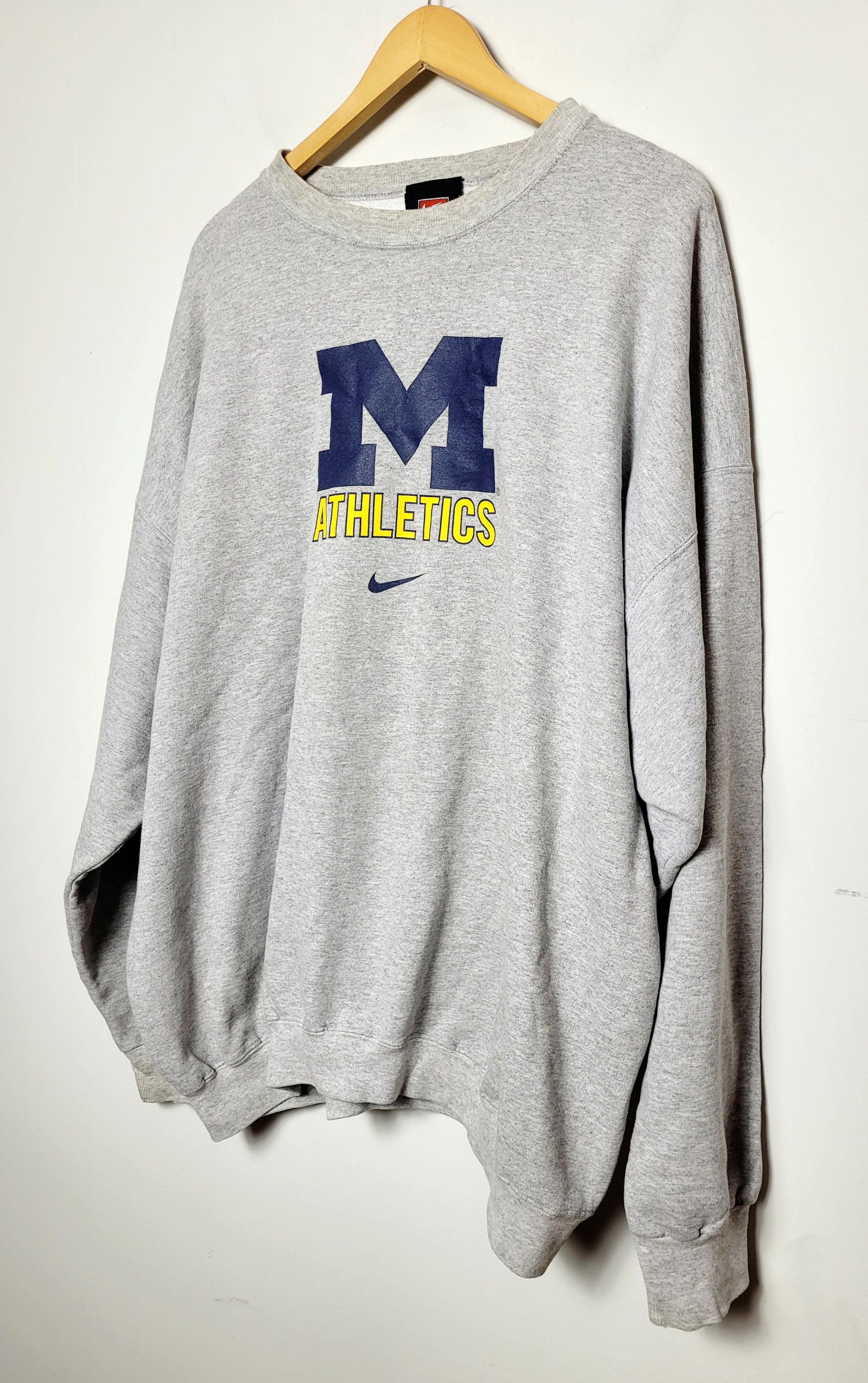 Nike Nike Michigan Athletics vintage 90s sweatshirt Size US XL / EU 56 / 4 - 3 Thumbnail