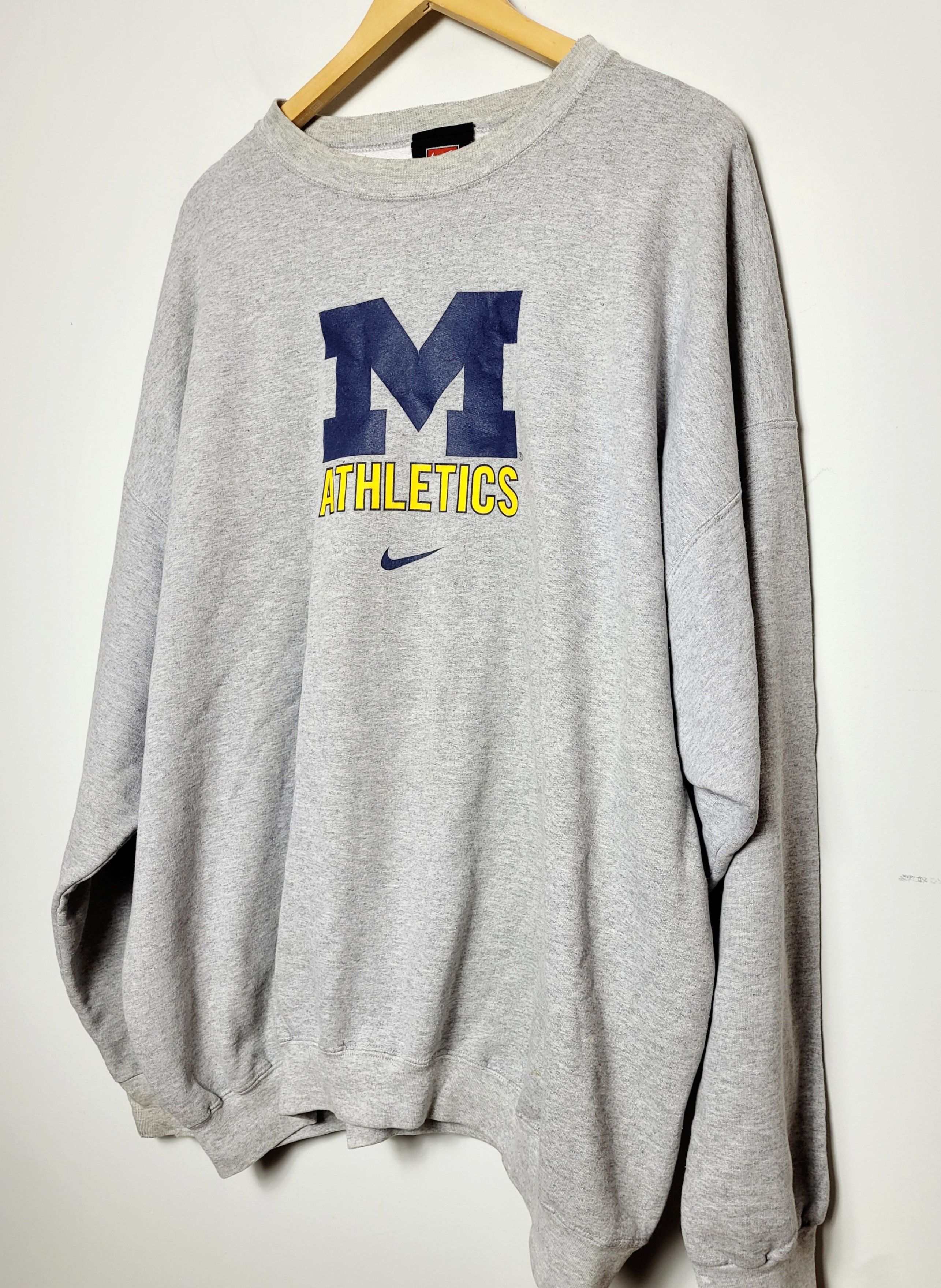 Nike Nike Michigan Athletics vintage 90s sweatshirt Size US XL / EU 56 / 4 - 2 Thumbnail