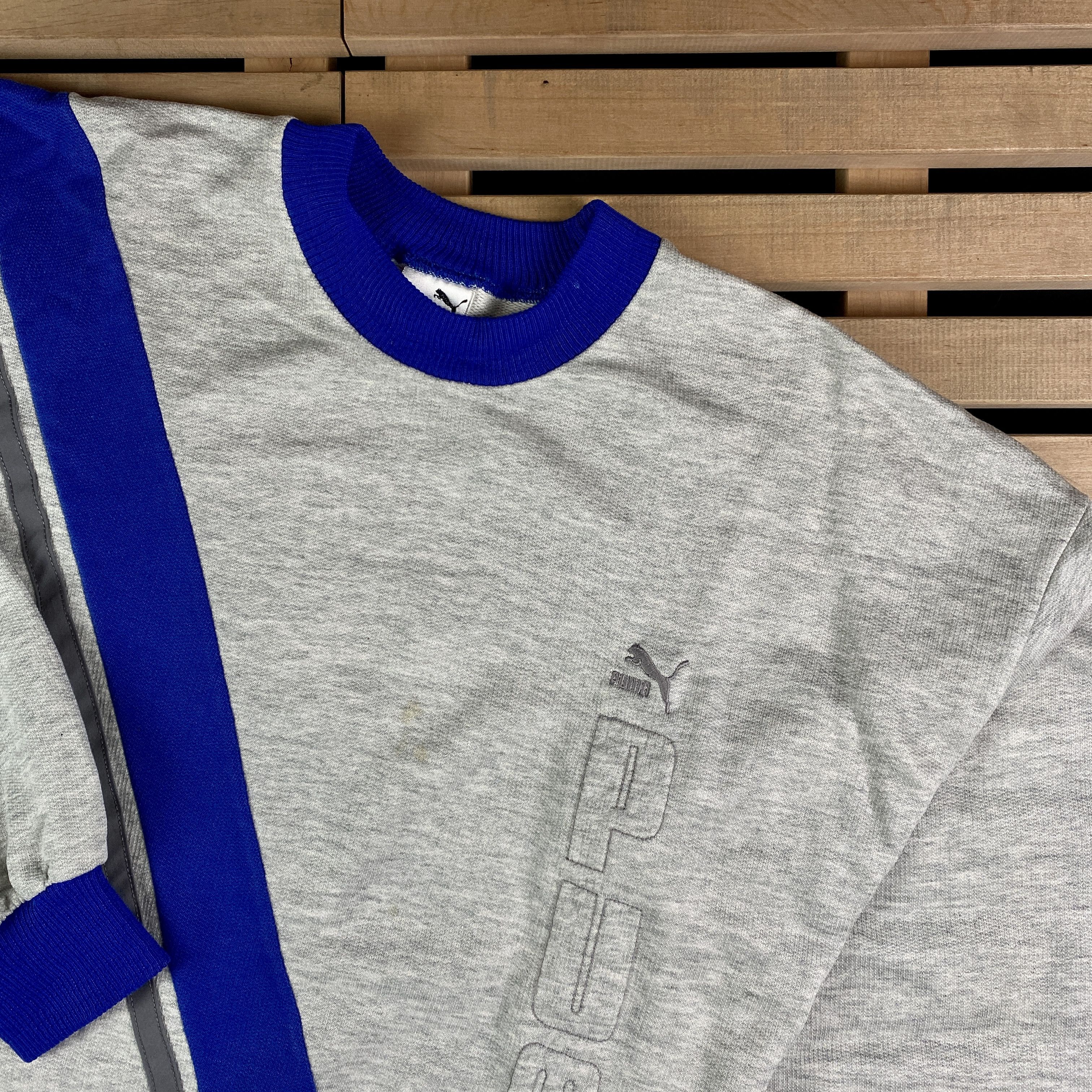Puma × Vintage Mens Sweatshirt Puma Vintage Size XL Size US XL / EU 56 / 4 - 2 Thumbnail