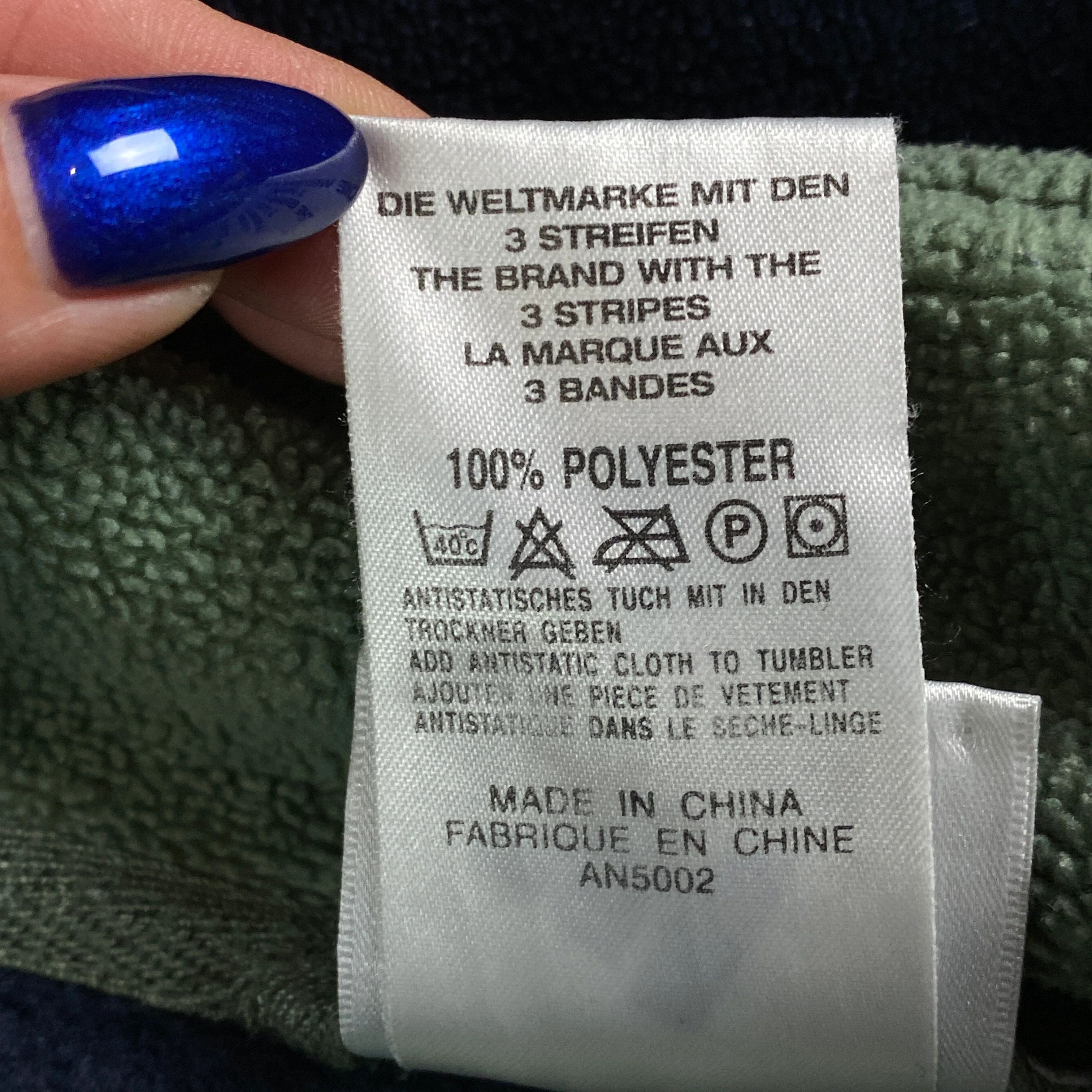 Adidas × Vintage Mens Fleece Anorak Adidas Vintage Size XL Size US XL / EU 56 / 4 - 5 Thumbnail