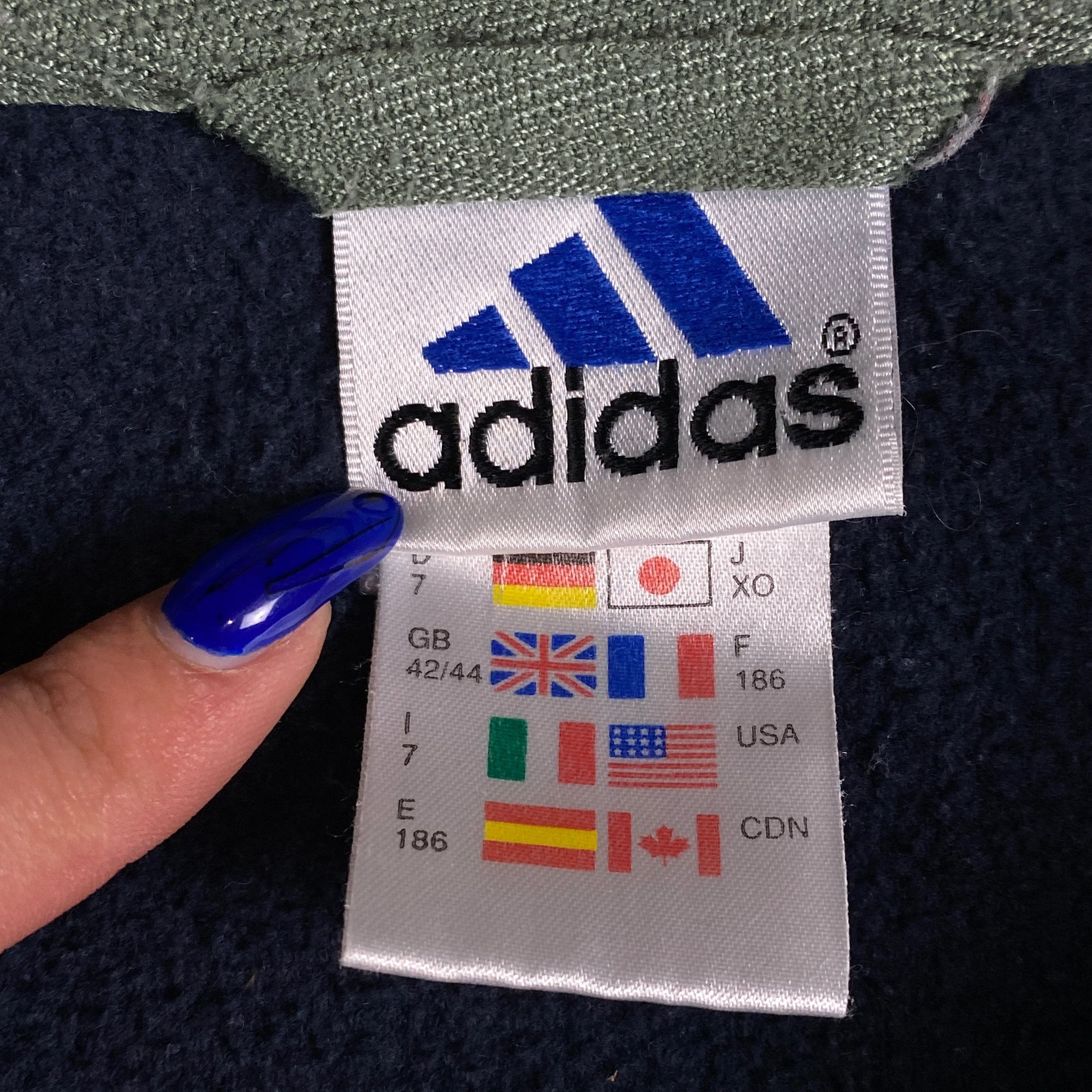 Adidas × Vintage Mens Fleece Anorak Adidas Vintage Size XL Size US XL / EU 56 / 4 - 4 Thumbnail