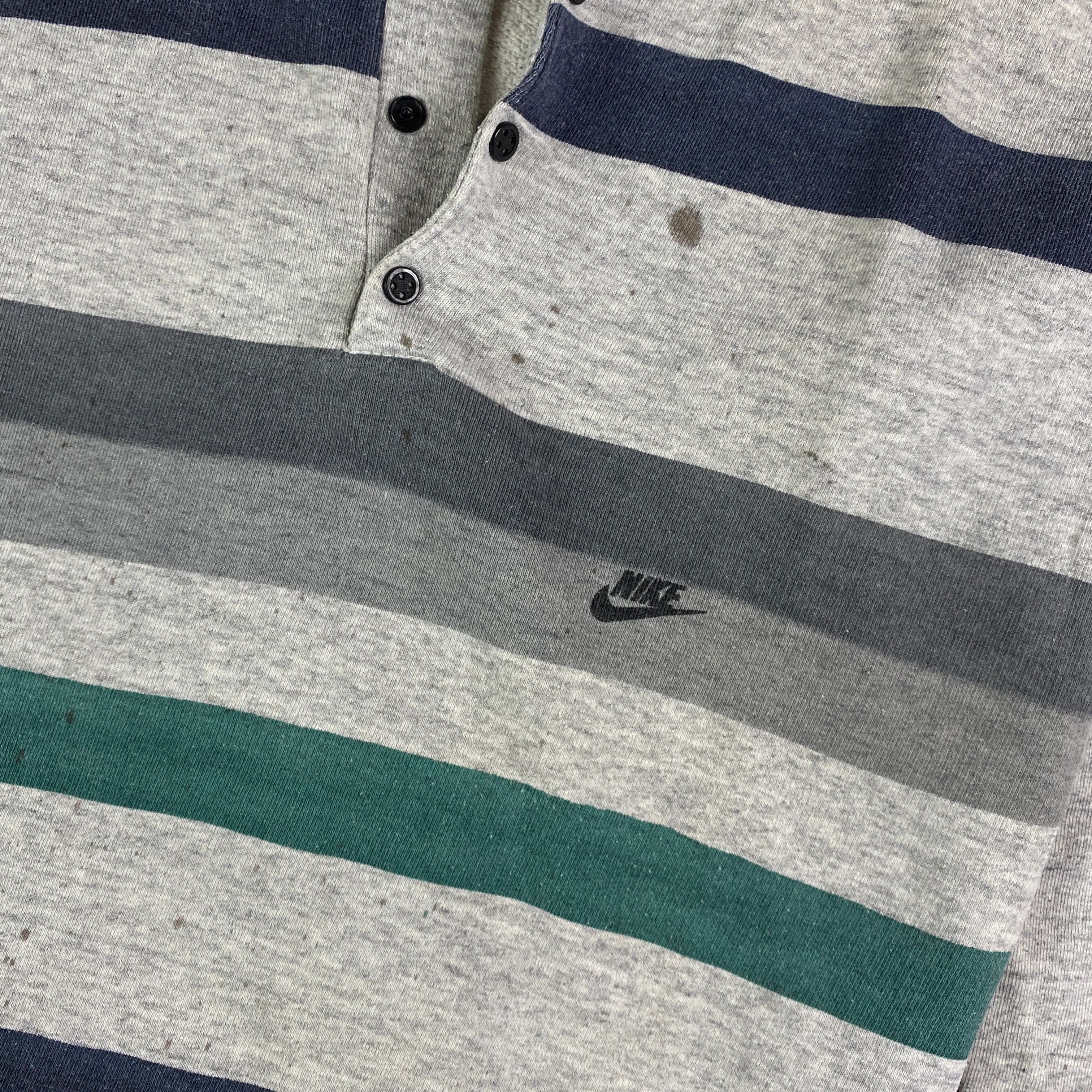 Nike × Vintage Mens Rugby Sweatshirt Nike Vintage Size XL Size US XL / EU 56 / 4 - 6 Thumbnail