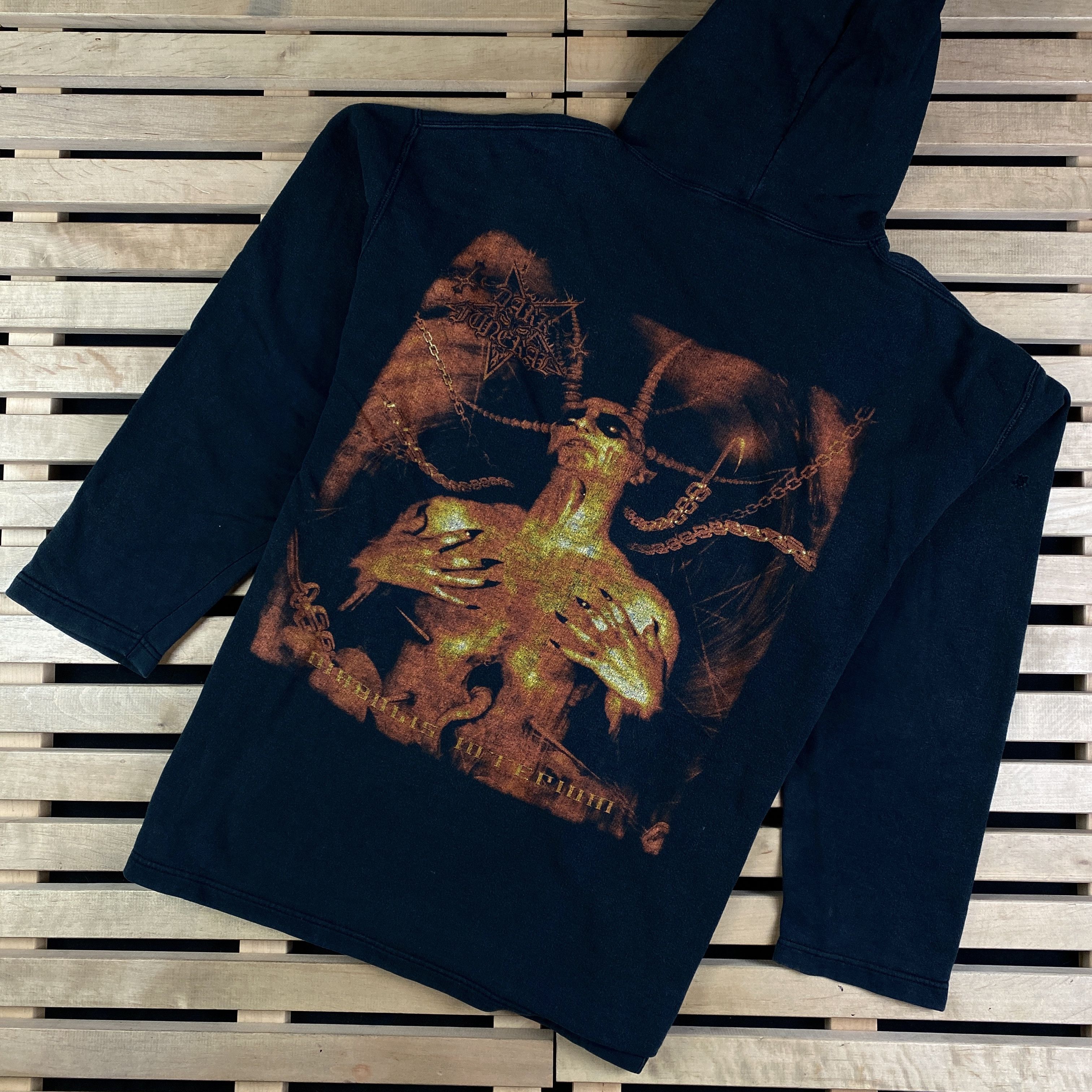Band Tees × Vintage Men’s Rock Hoodie Dark Funeral Vintage Size XL Size US XL / EU 56 / 4 - 6 Thumbnail