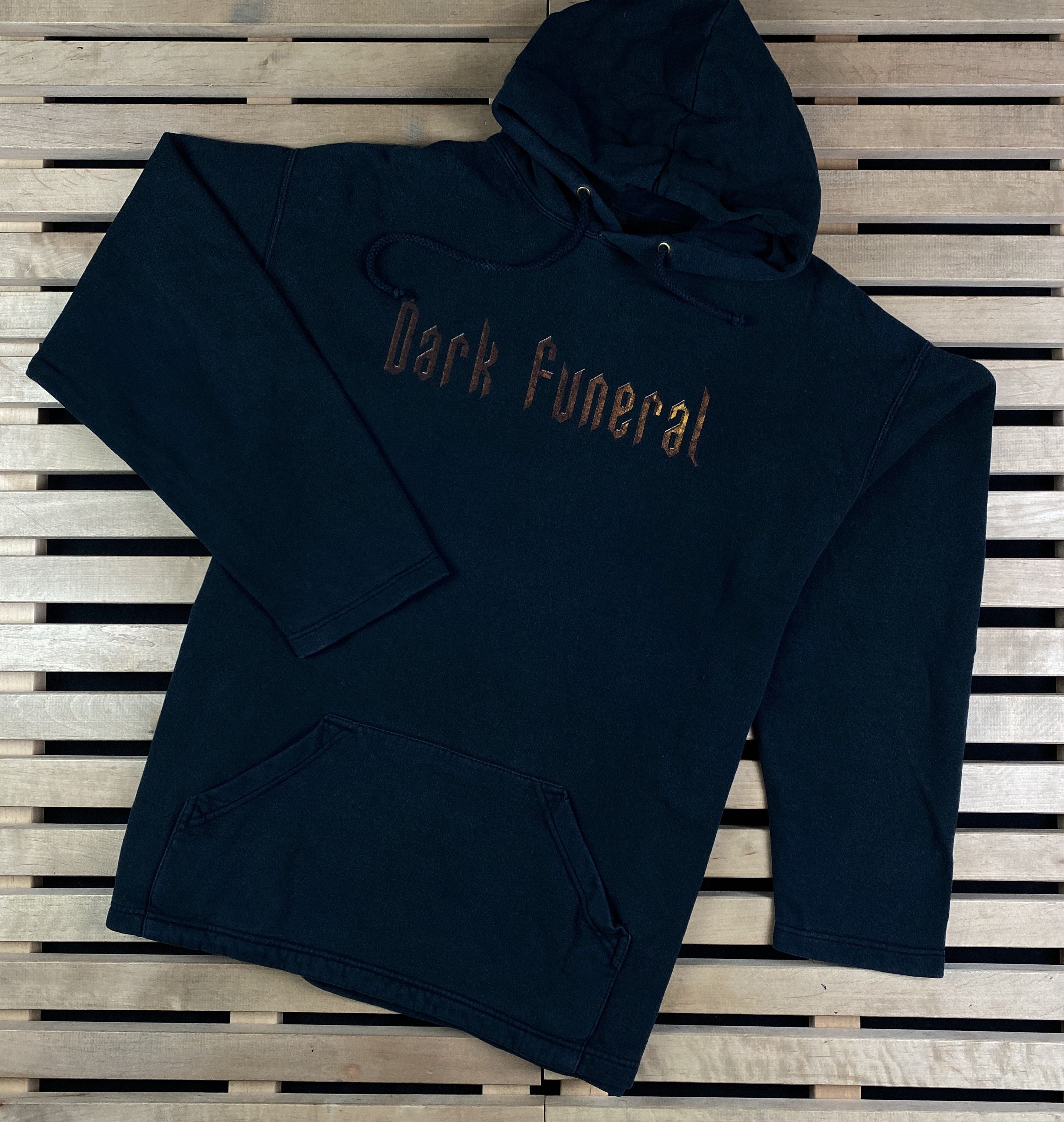 Band Tees × Vintage Men’s Rock Hoodie Dark Funeral Vintage Size XL Size US XL / EU 56 / 4 - 1 Thumbnail