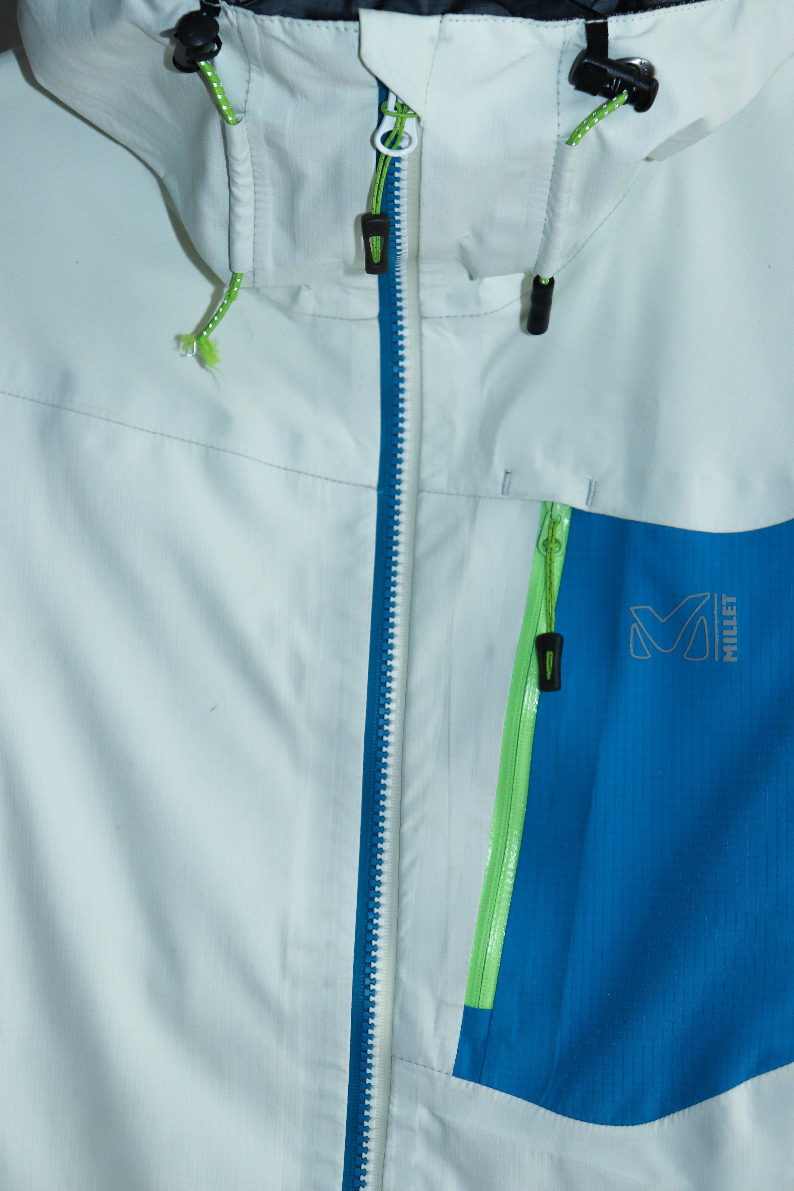 Goretex Millet Gote-Tex Pro White Outdoor Hiking Jacket Size XS / US 0-2 / IT 36-38 - 6 Thumbnail
