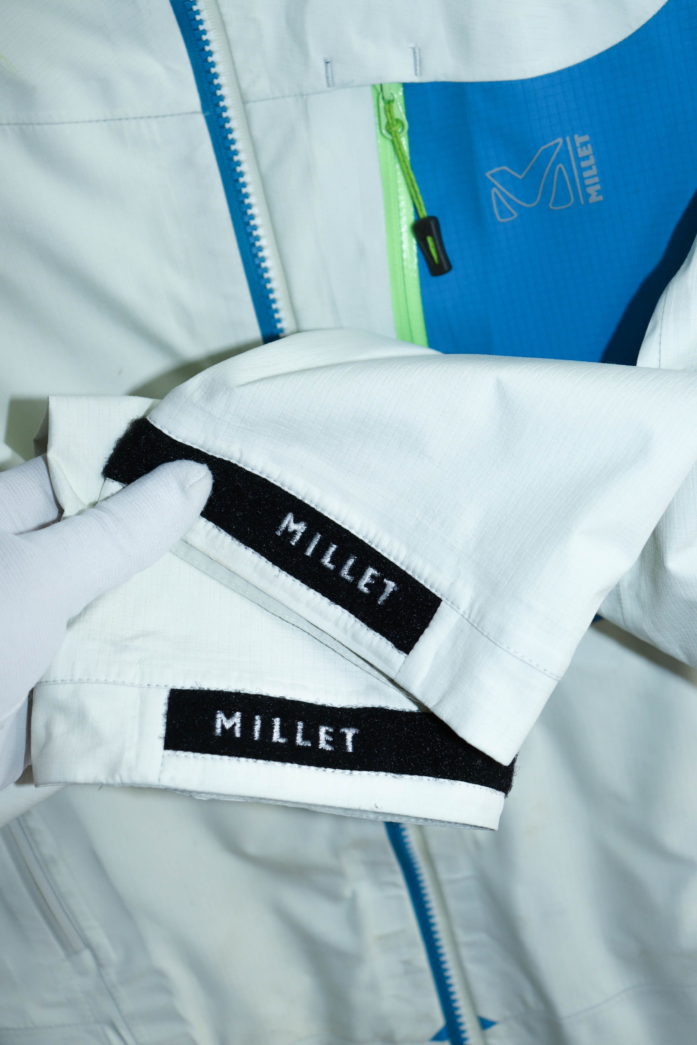 Goretex Millet Gote-Tex Pro White Outdoor Hiking Jacket Size XS / US 0-2 / IT 36-38 - 10 Thumbnail