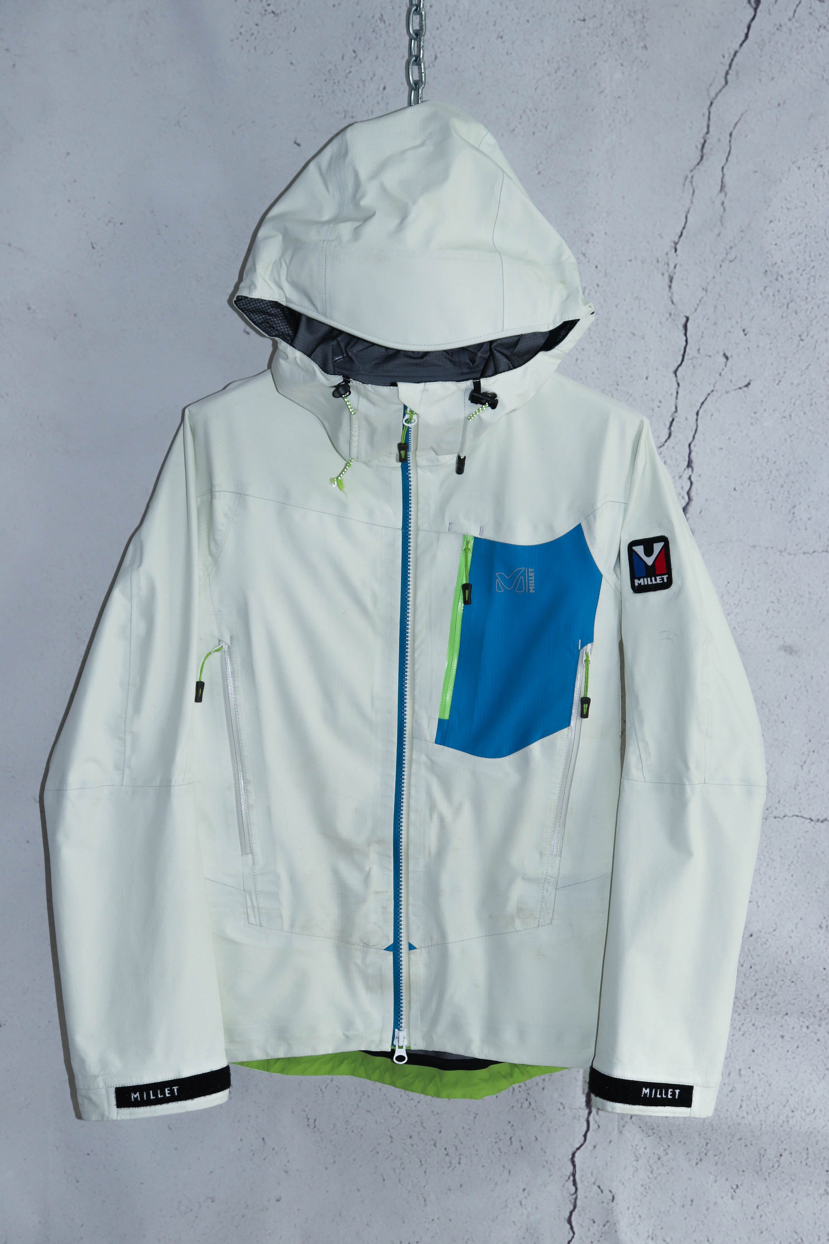 Millet Gote-Tex Pro White Outdoor Hiking Jacket
