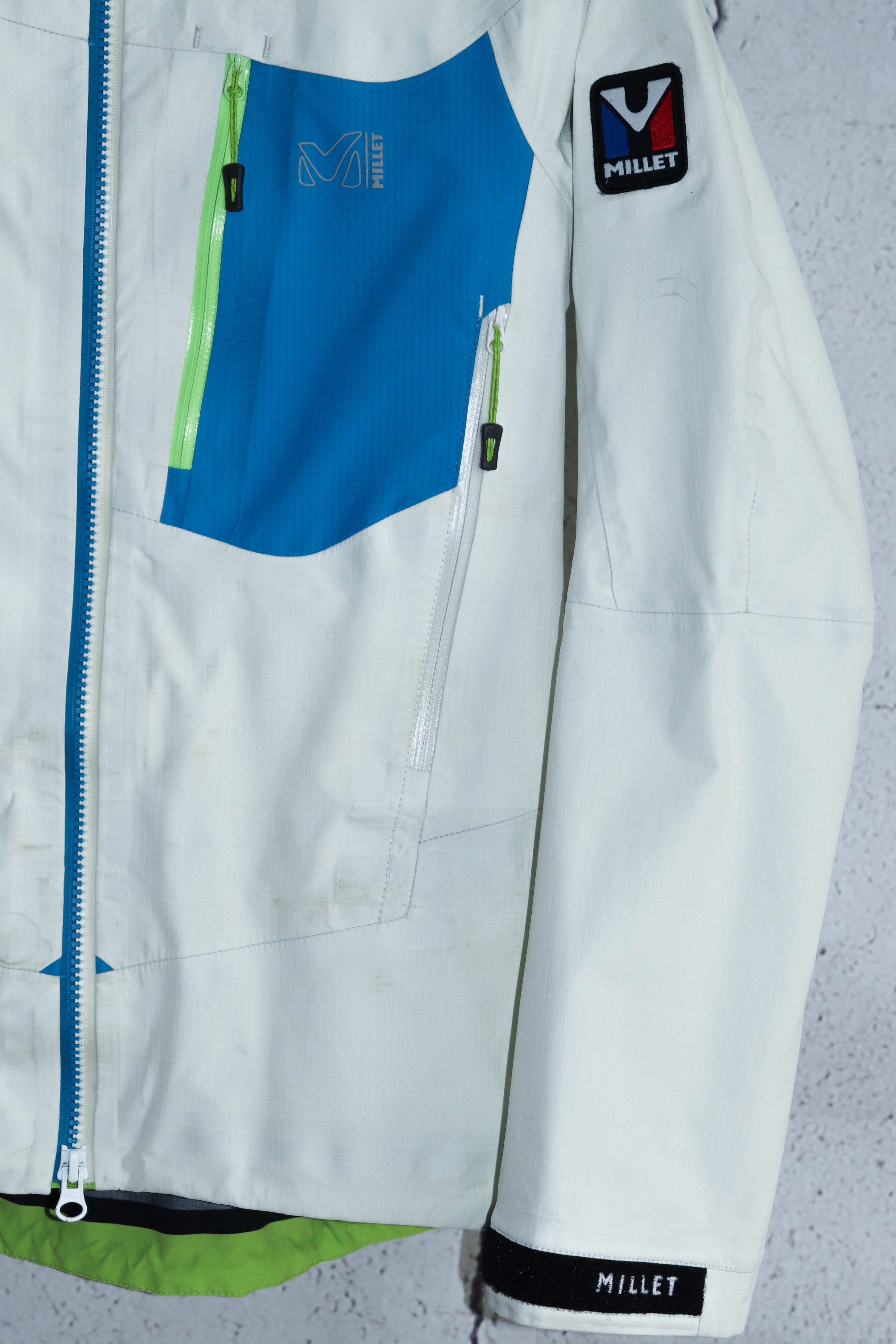 Goretex Millet Gote-Tex Pro White Outdoor Hiking Jacket Size XS / US 0-2 / IT 36-38 - 5 Thumbnail