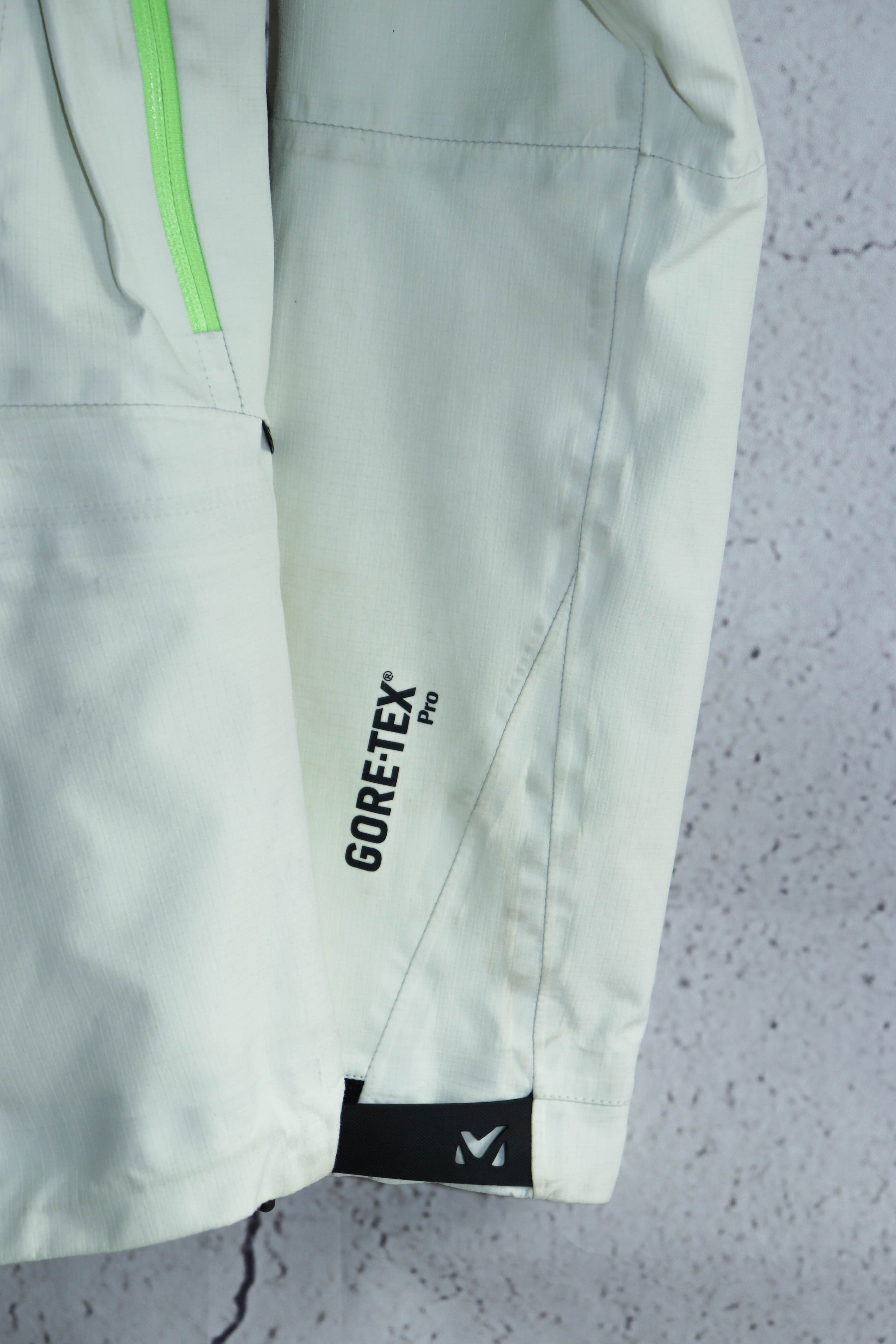 Goretex Millet Gote-Tex Pro White Outdoor Hiking Jacket Size XS / US 0-2 / IT 36-38 - 15 Thumbnail