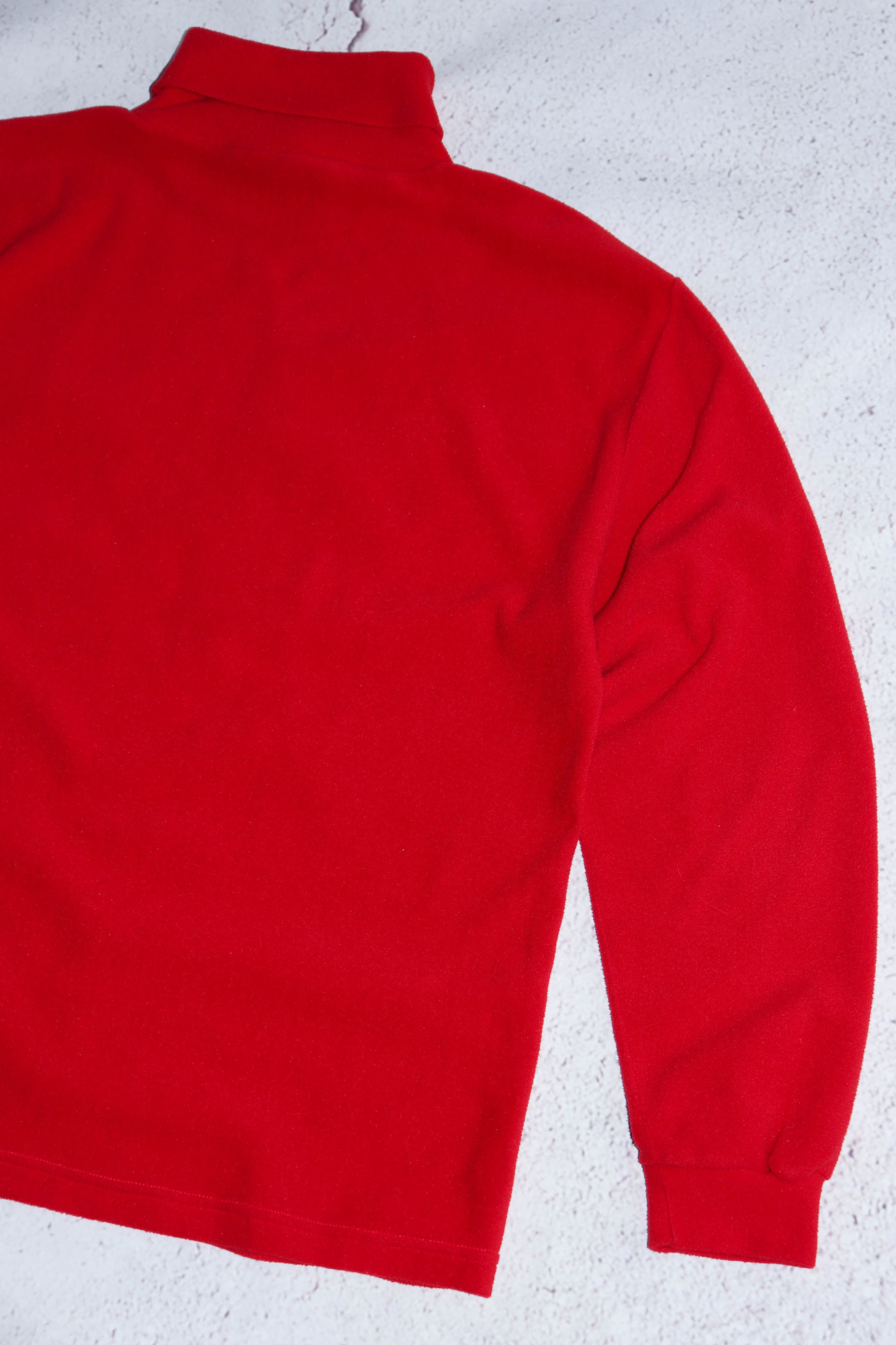 Conte of Florence Conte of Florence Vintage Red Fleece Turtleneck Sweater Size US L / EU 52-54 / 3 - 7 Thumbnail
