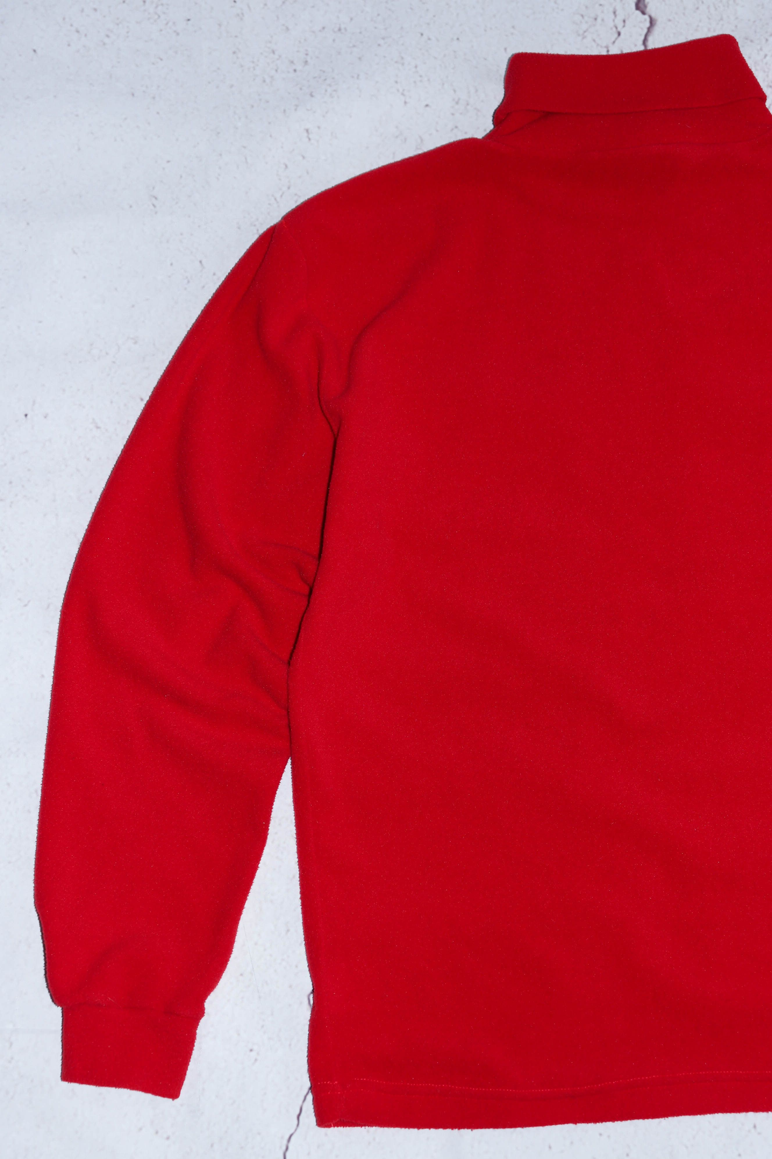 Conte of Florence Conte of Florence Vintage Red Fleece Turtleneck Sweater Size US L / EU 52-54 / 3 - 6 Thumbnail