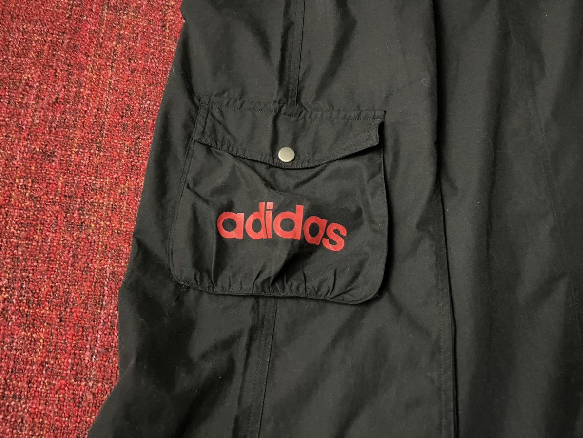 Adidas × Vintage Adidas 2004 Drill y2k wide leg pants Size 32" / US 10 / IT 46 - 3 Thumbnail