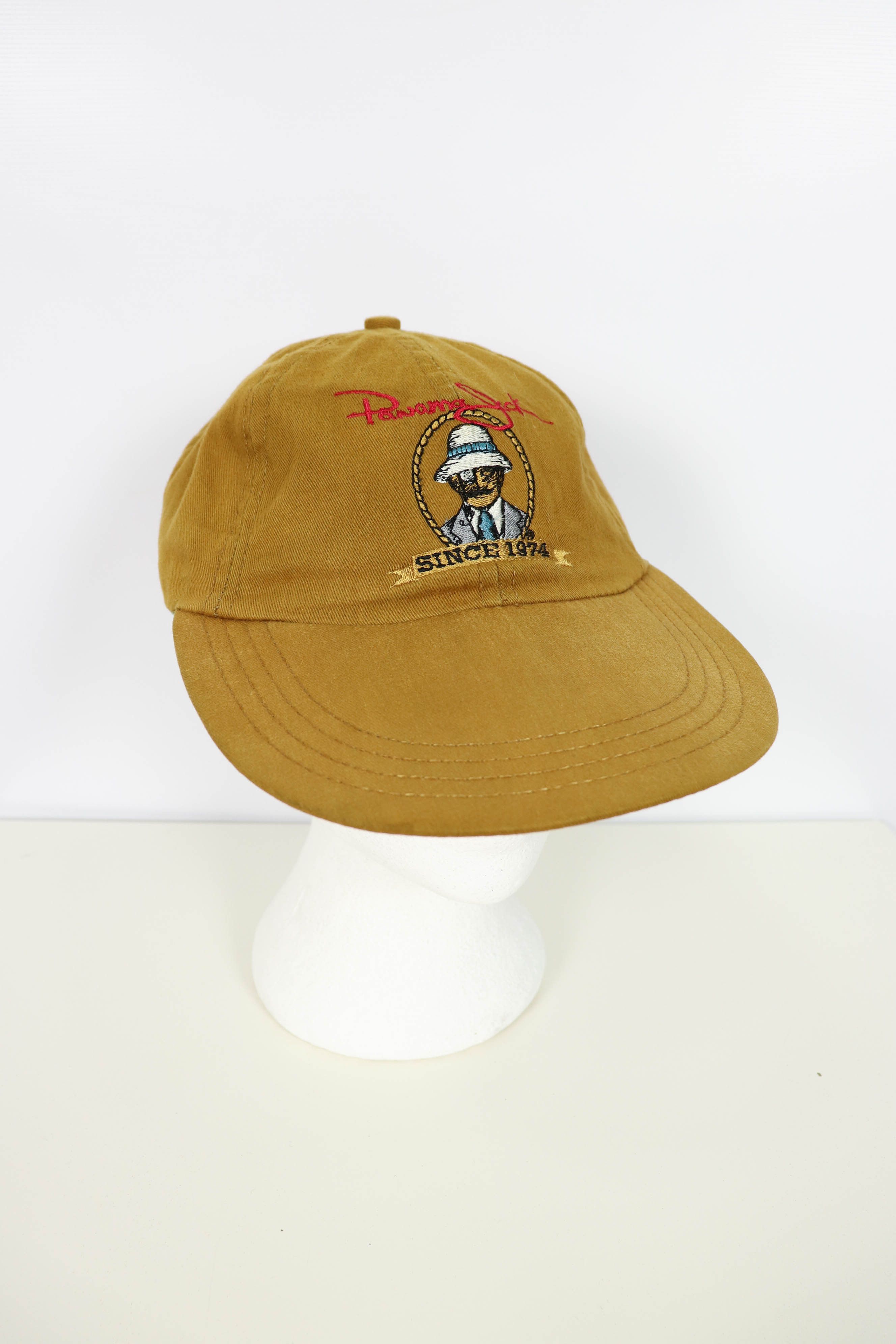 Panama Jack × Vintage Panama Jack Vintage 90s Big Logo Cap Hat Size ONE SIZE - 2 Thumbnail