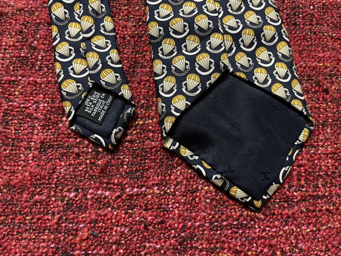 Chanel × Designer Chanel 100% silk tie Size ONE SIZE - 3 Thumbnail