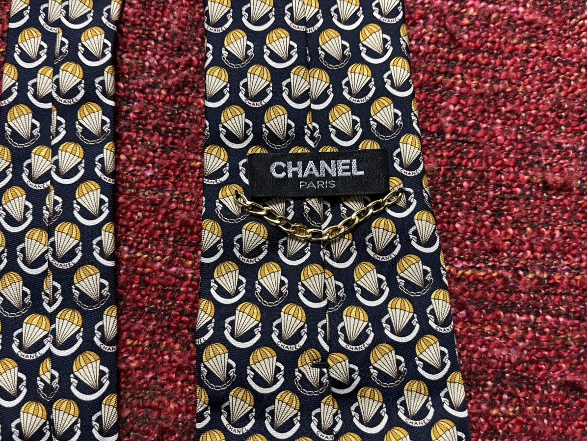 Chanel × Designer Chanel 100% silk tie Size ONE SIZE - 2 Thumbnail