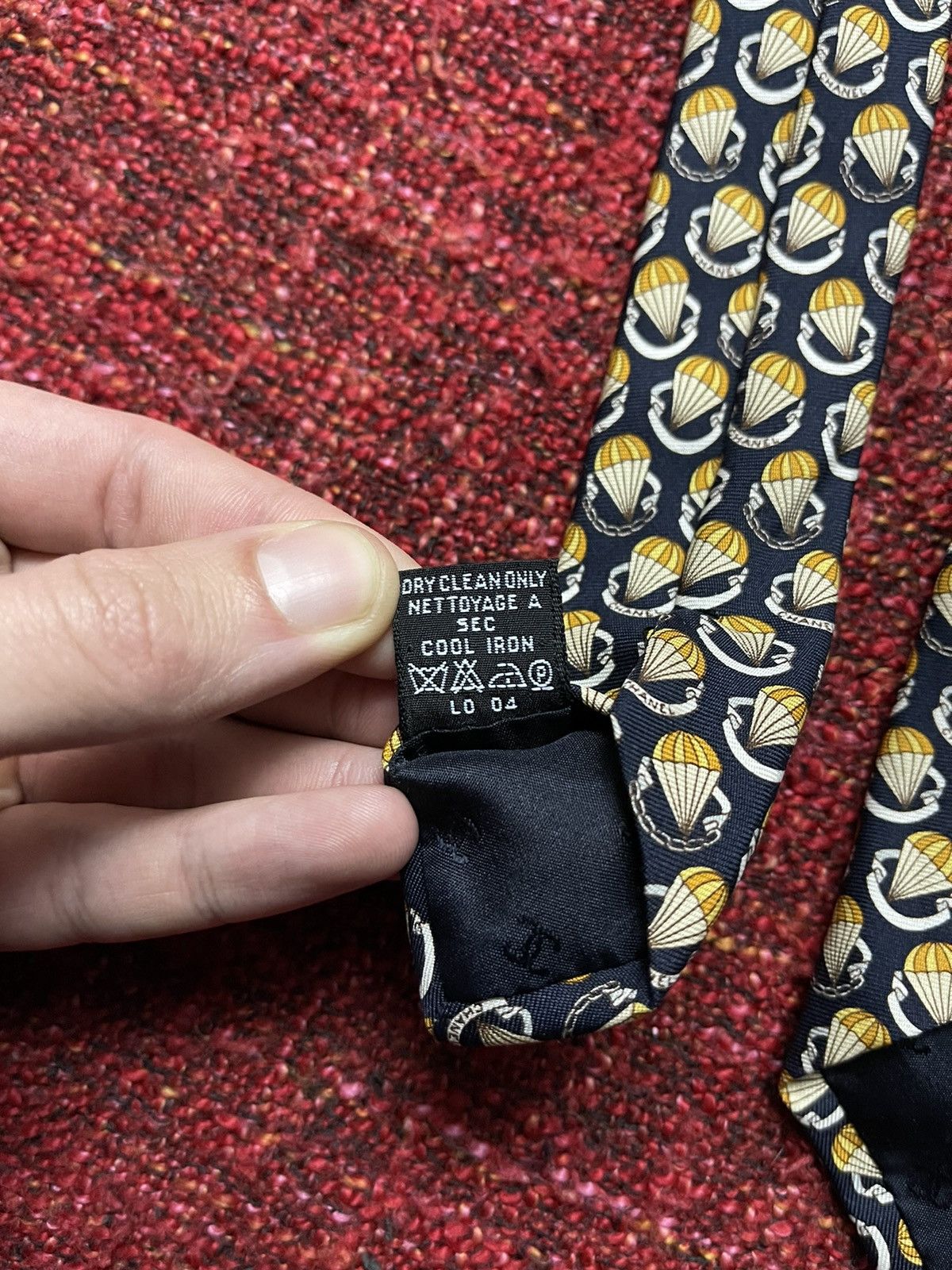 Chanel × Designer Chanel 100% silk tie Size ONE SIZE - 4 Thumbnail