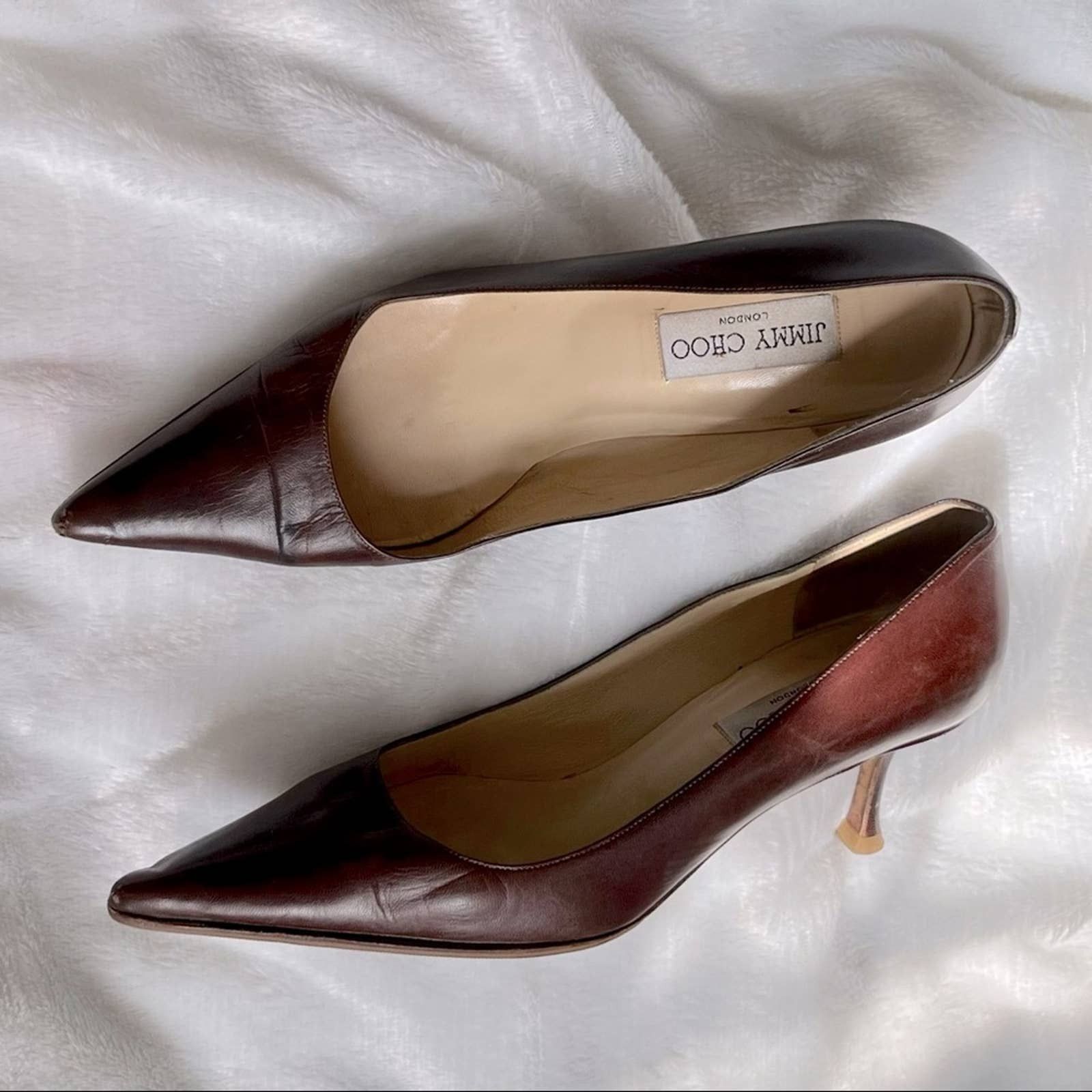 Vintage Jimmy Choo Pumps in Brown Size 39