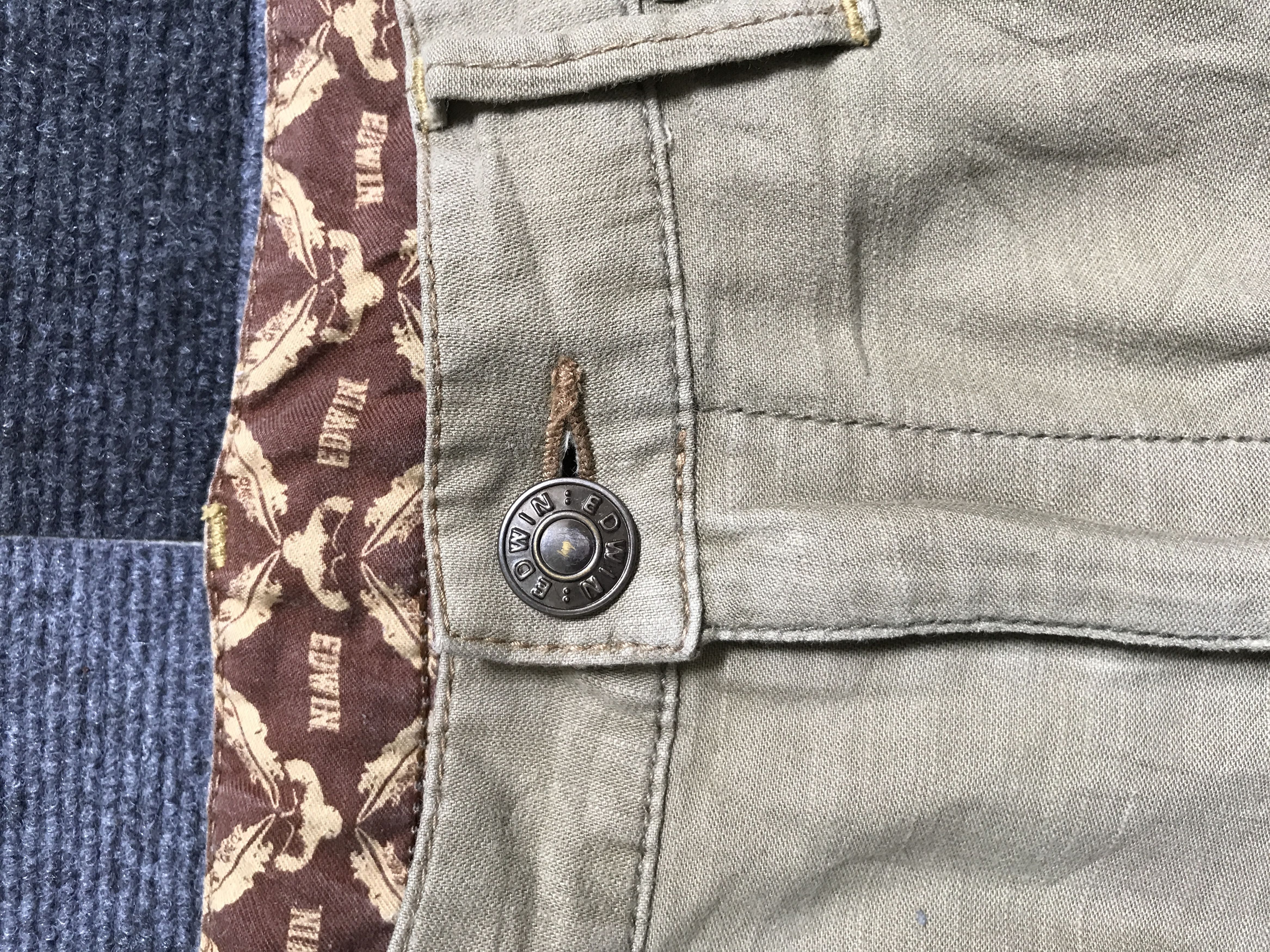 Edwin CP153 EDWIN JLeg Military Cargo Pant Size US 33 - 7 Thumbnail