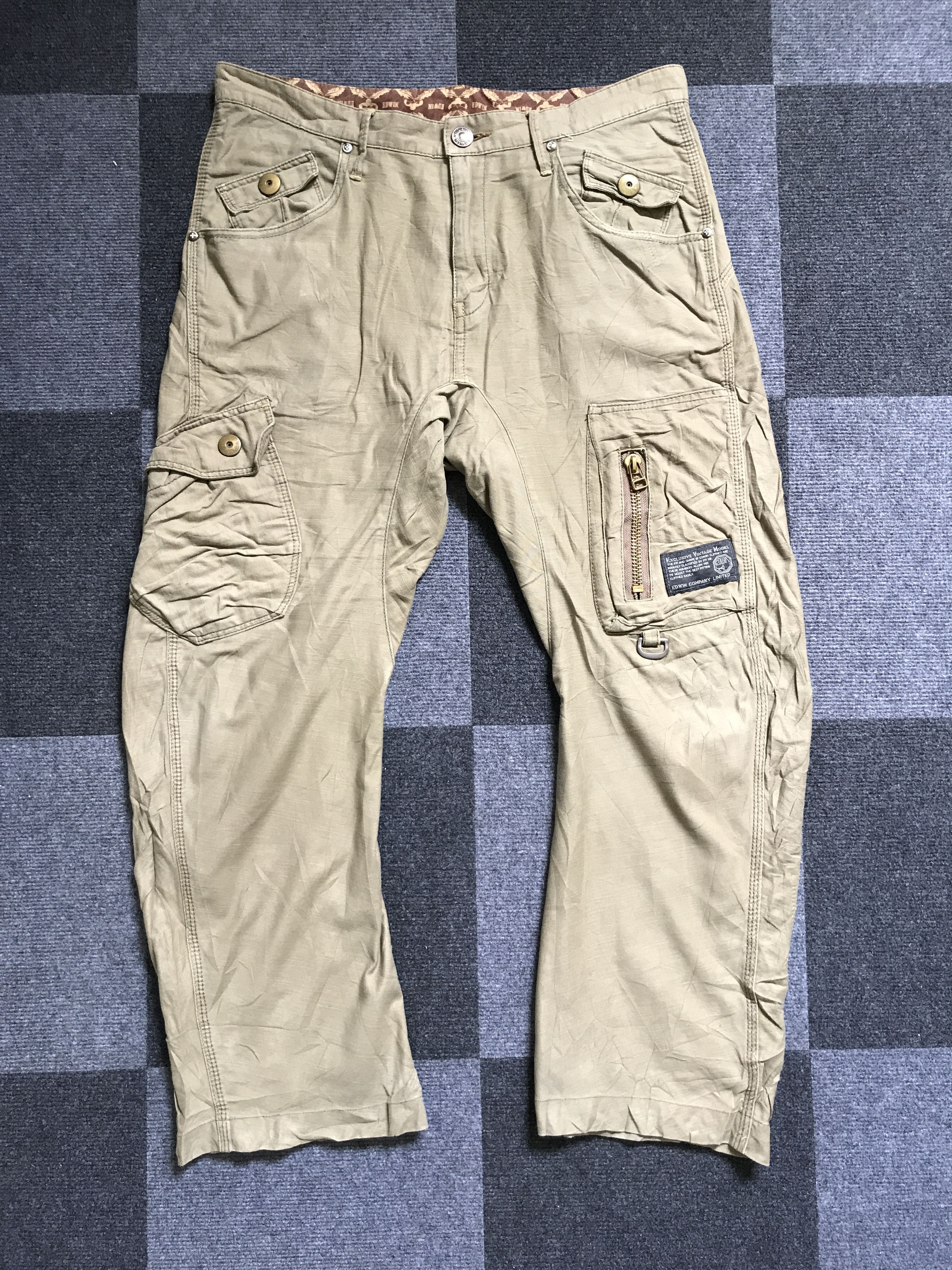 Edwin CP153 EDWIN JLeg Military Cargo Pant Size US 33 - 1 Thumbnail