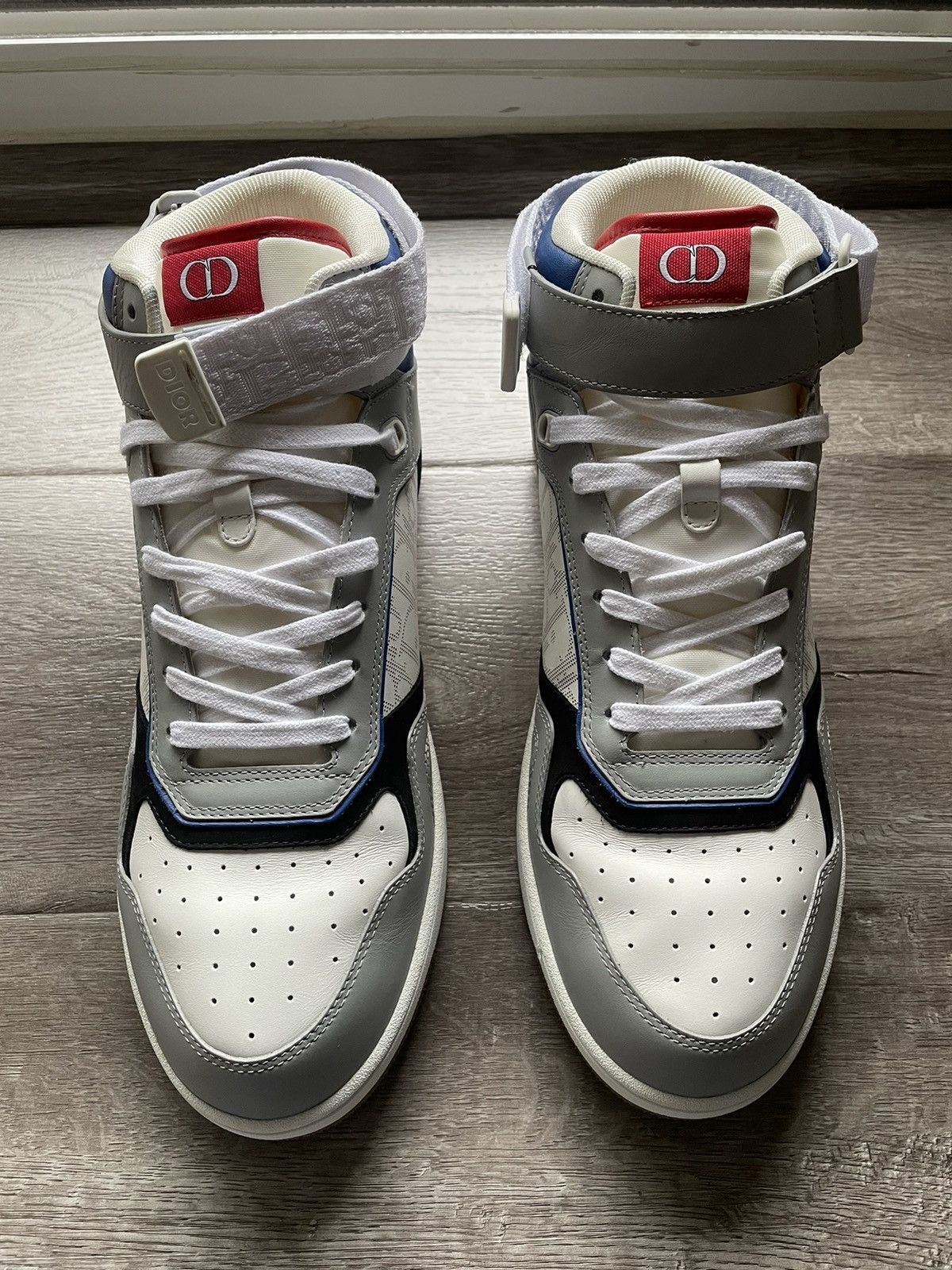 Dior Dior B27 White Oblique Mid Top Sneaker Size US 14 / EU 47 - 4 Thumbnail