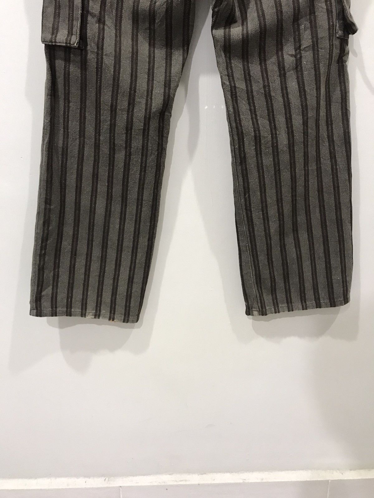 Comme Ca Ism × Japanese Brand COMME CA ISM Japan Striped Sturdy Cargo Pant Size US 30 / EU 46 - 12 Thumbnail
