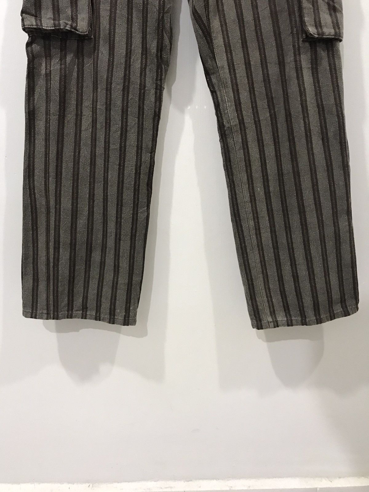 Comme Ca Ism × Japanese Brand COMME CA ISM Japan Striped Sturdy Cargo Pant Size US 30 / EU 46 - 6 Thumbnail
