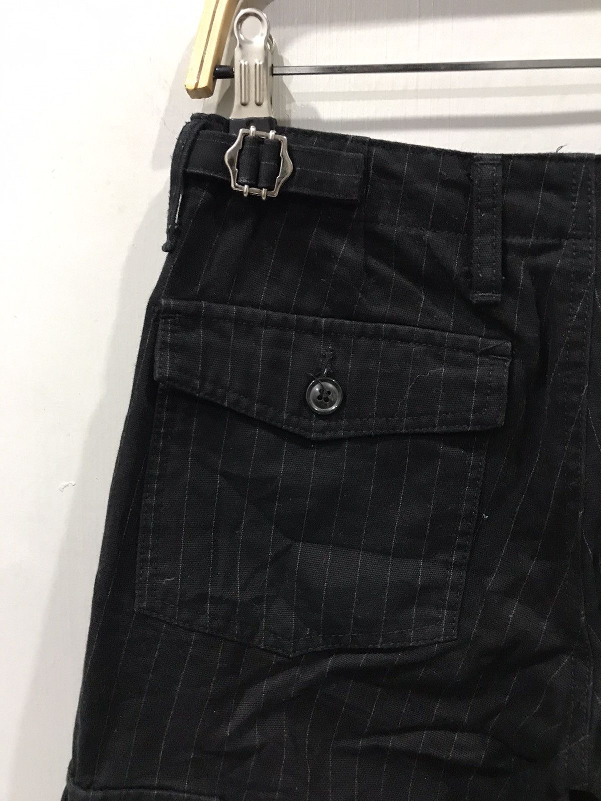 Japanese Brand STUDIO ORIBE Japan Military Duck Canvas Cargo Pant Size US 28 / EU 44 - 10 Thumbnail