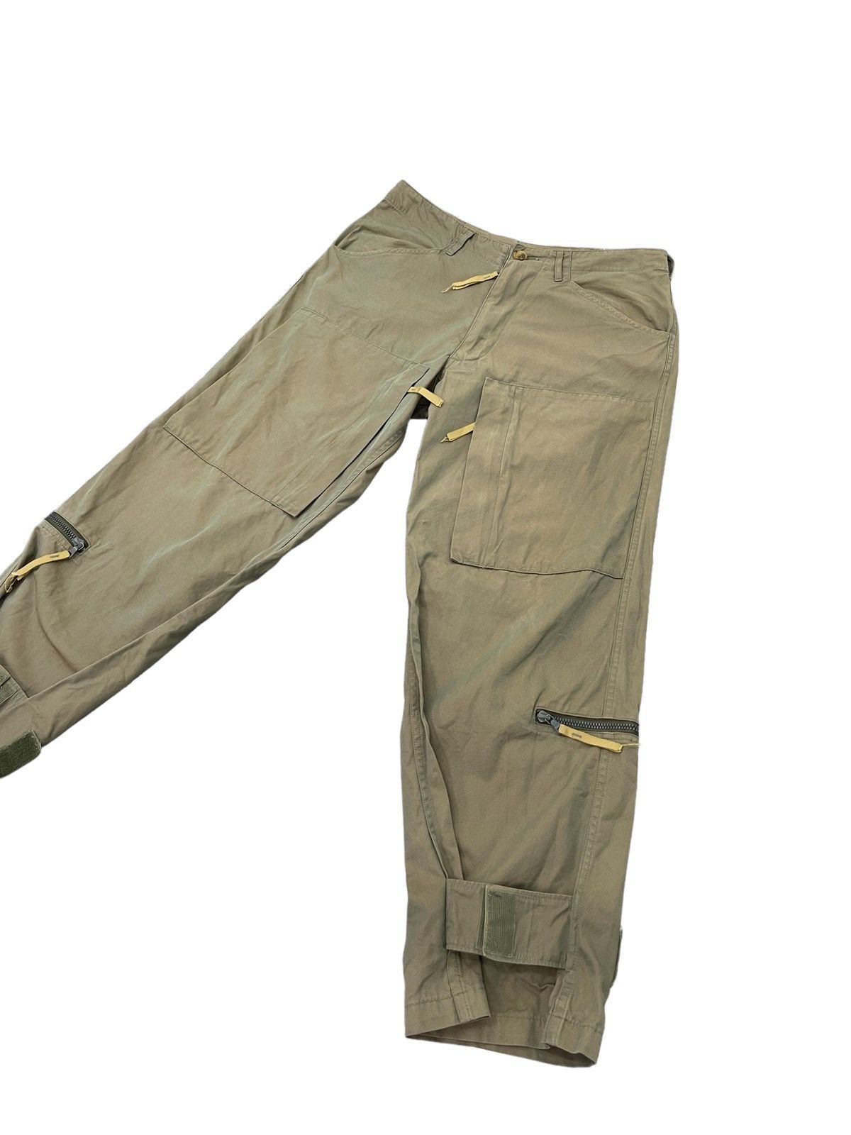 Japanese Brand Multipockets Tactical Rip Van Winkle Baggy Wide Pant 2🟦8 Size US 32 / EU 48 - 3 Thumbnail